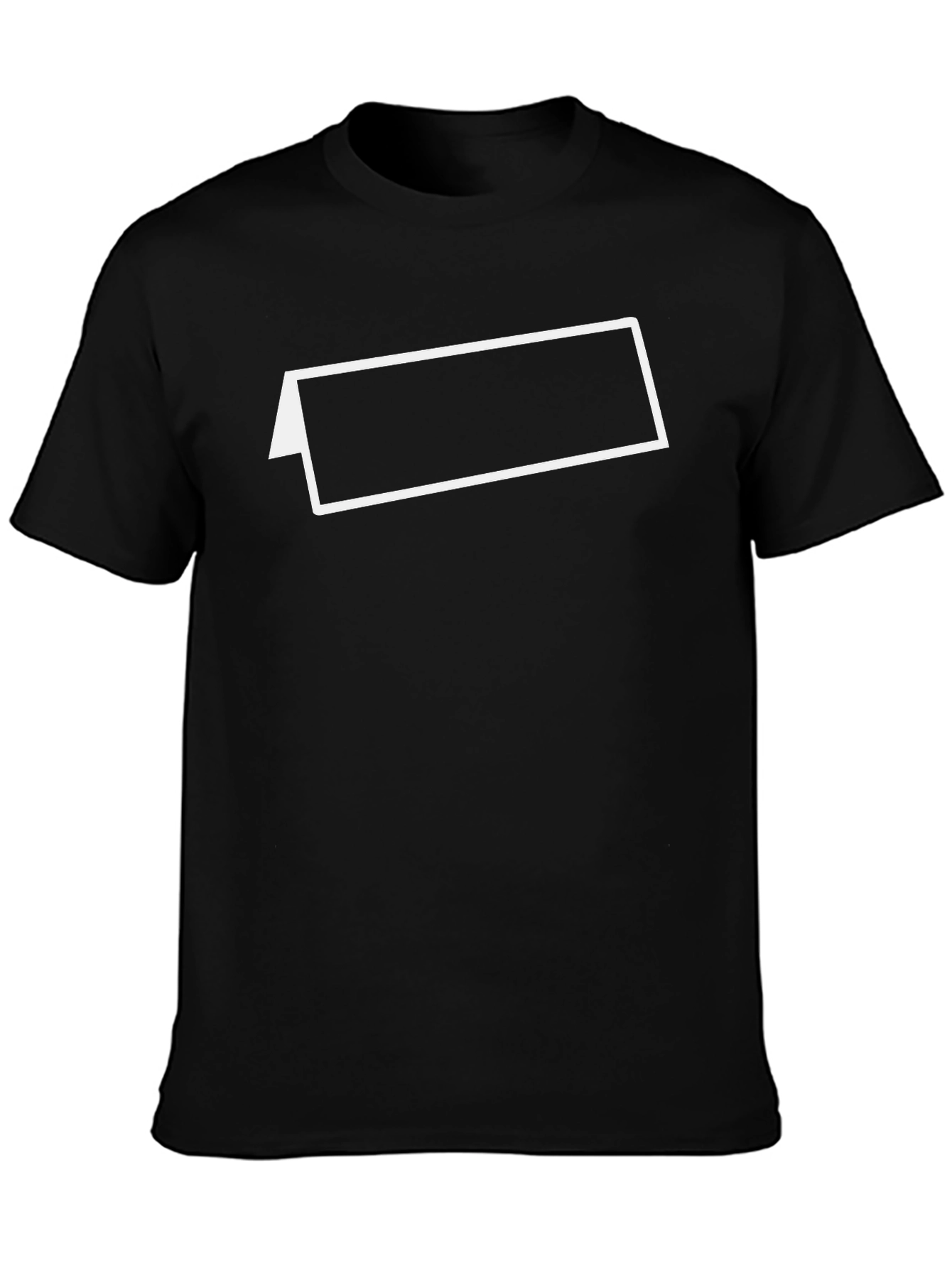 Modern Black T-Shirt with Graphic Print