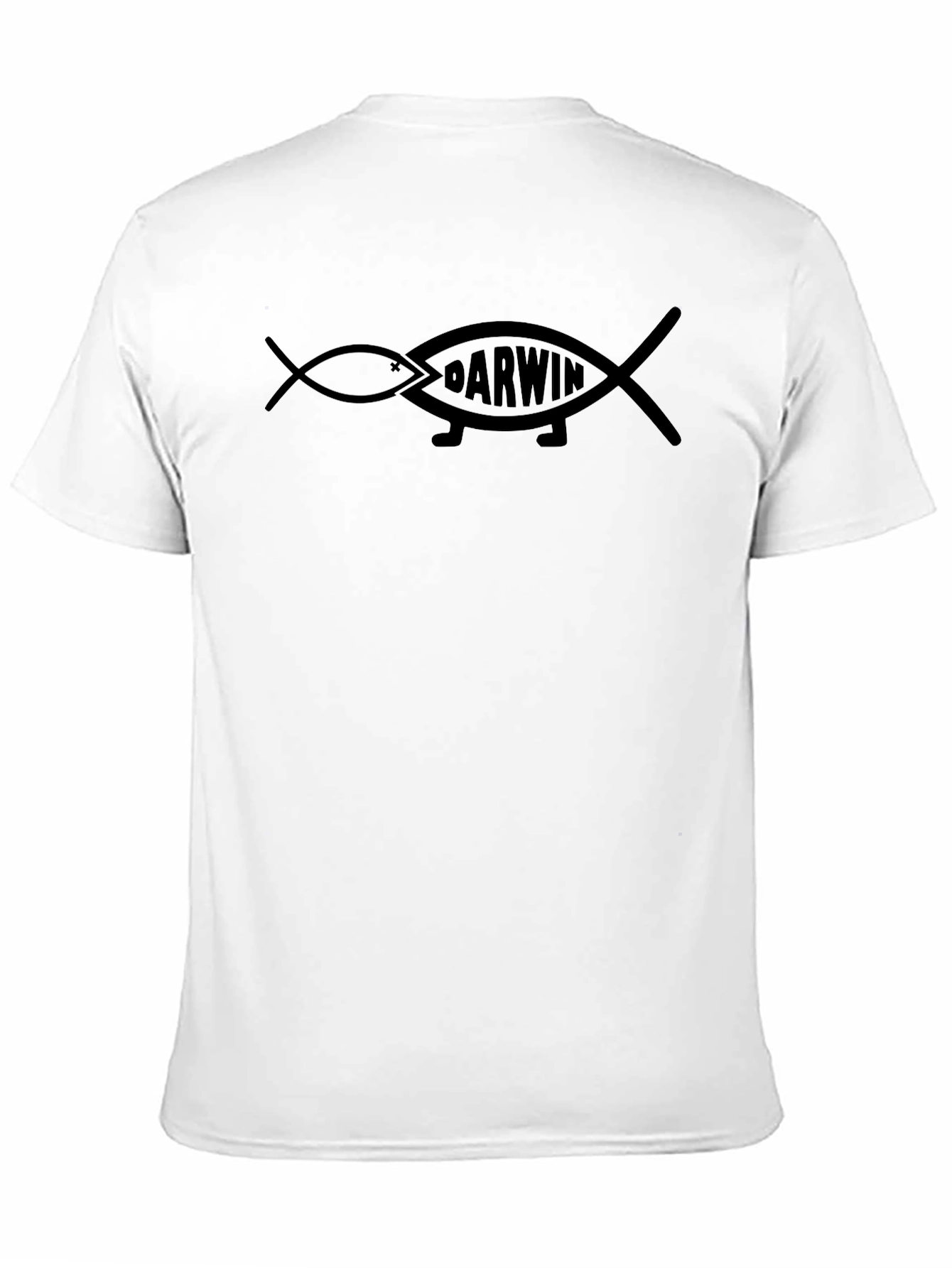 Darwin Fish Evolution T-Shirt - Black