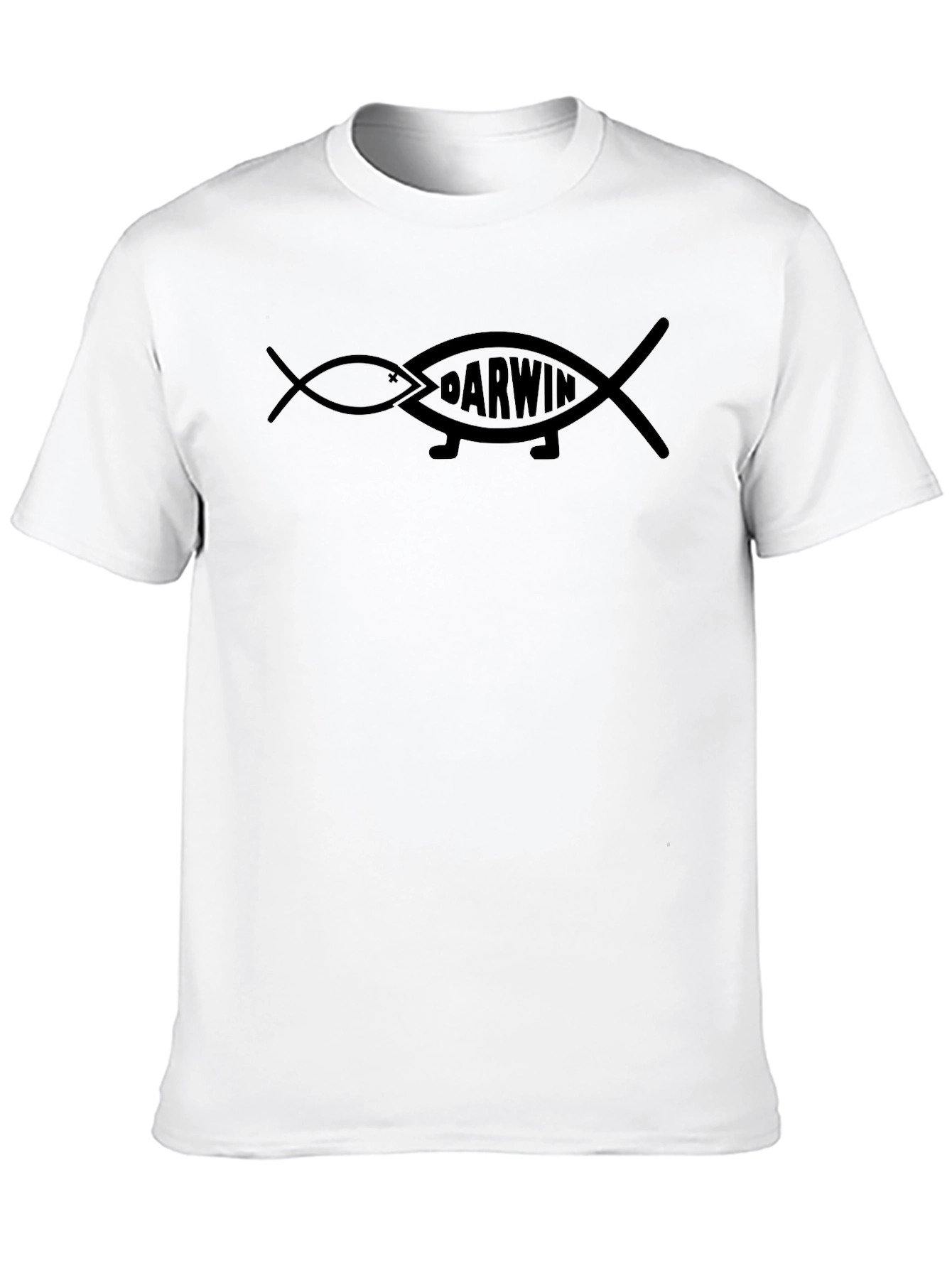 Darwin Fish Evolution T-Shirt - Black