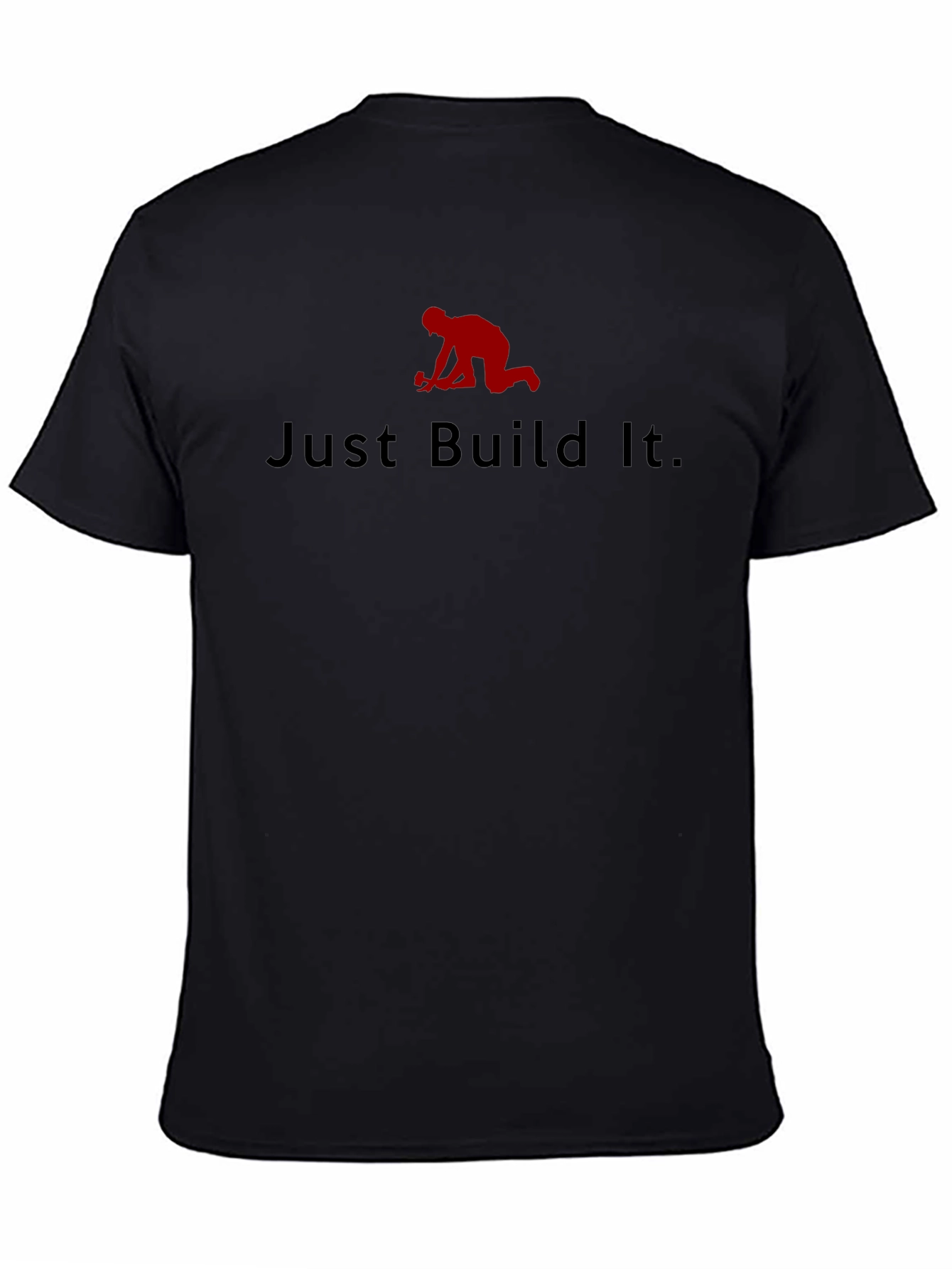 Just Build It Black T-Shirt