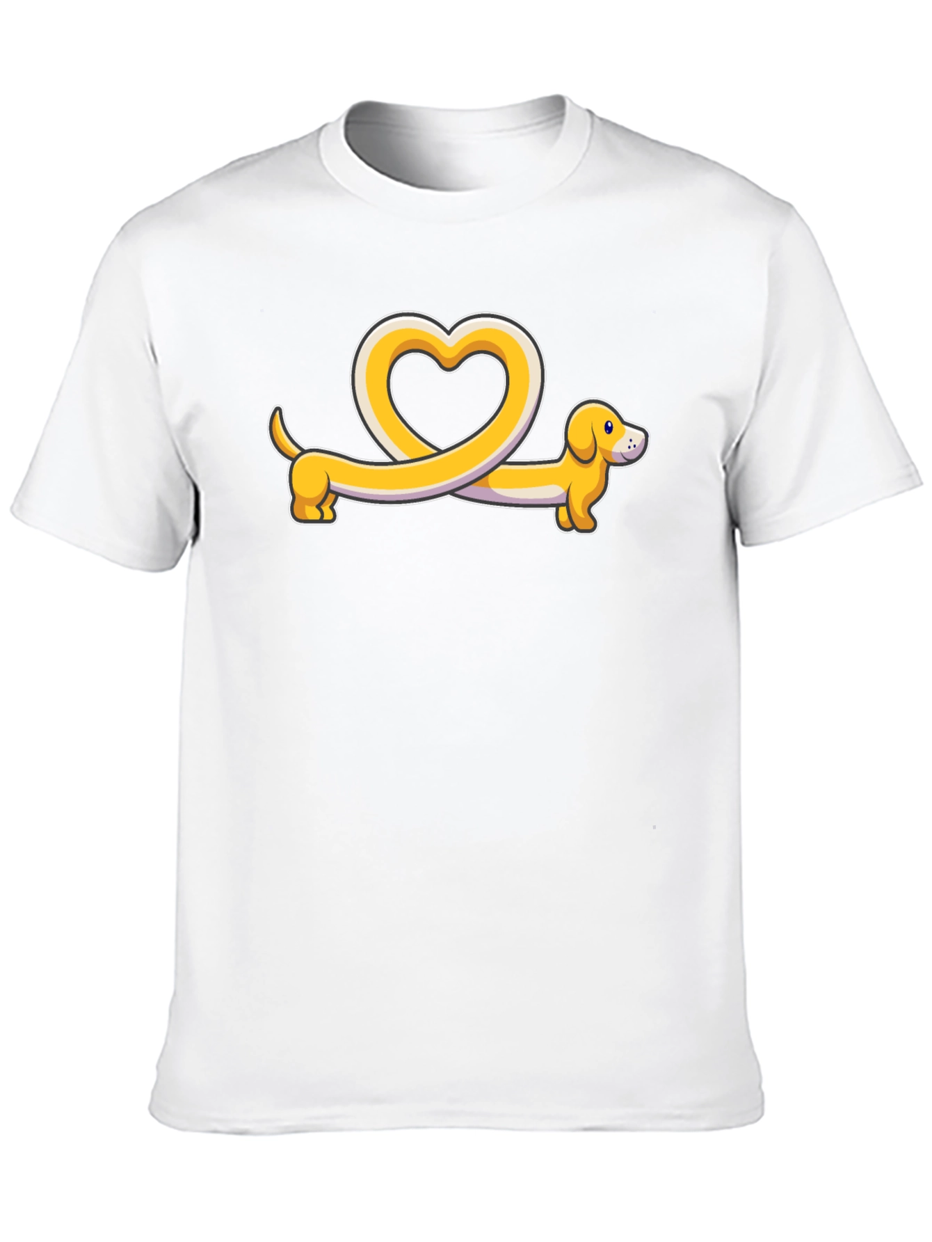 Dachshund Heart T-Shirt - Cute Dog Lover Tee