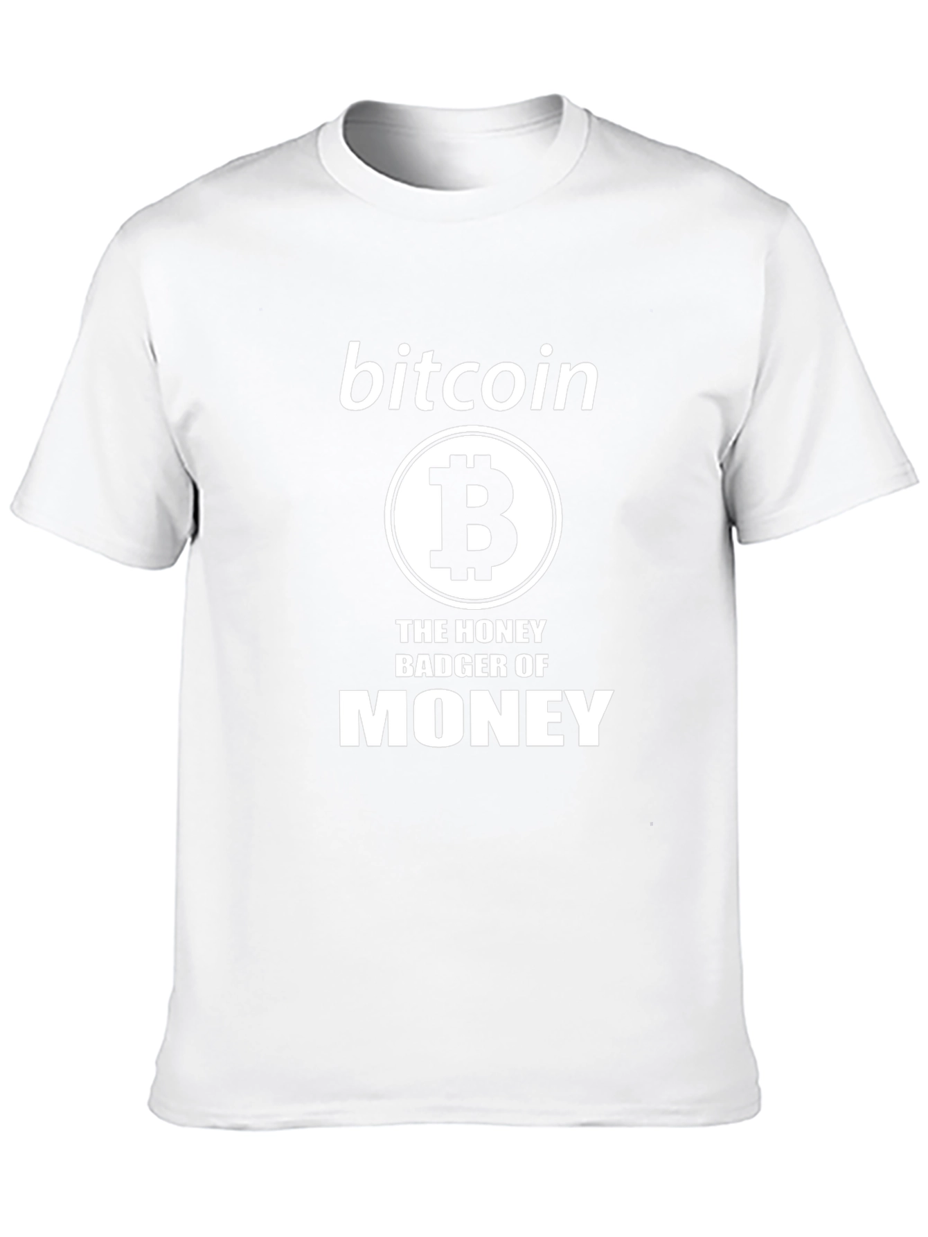 Bitcoin Honey Badger of Money Black T-Shirt
