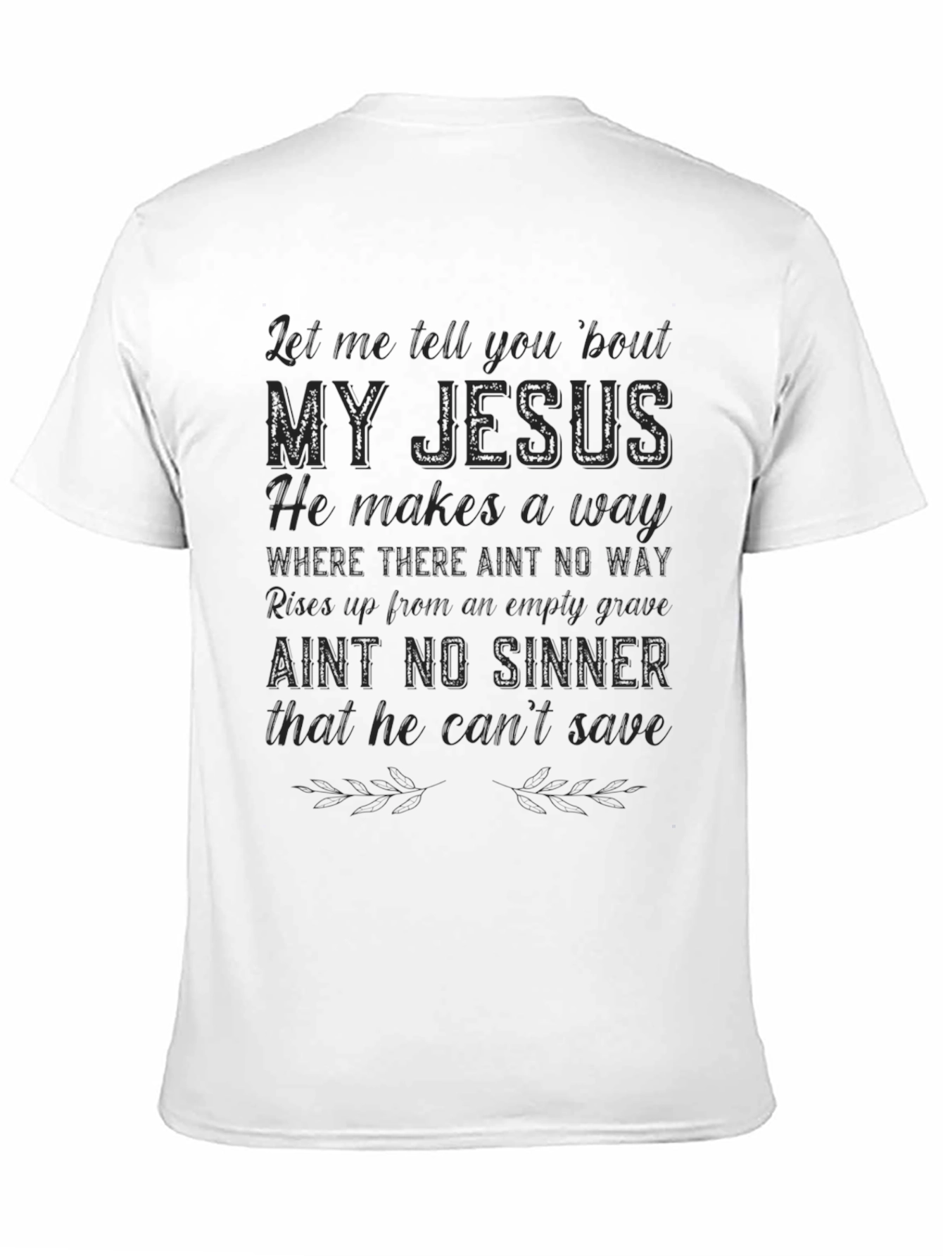 My Jesus Christian Graphic T-Shirt