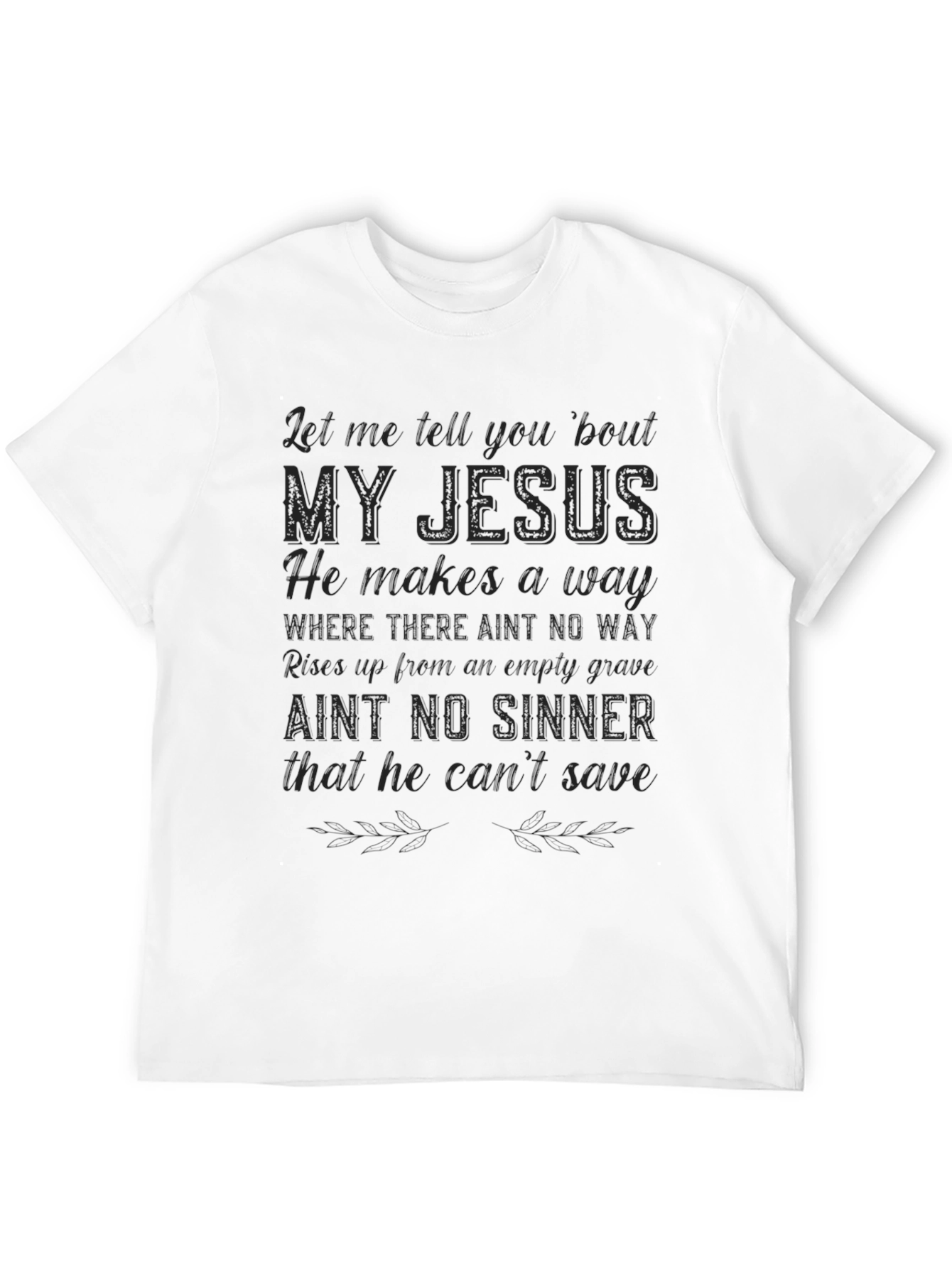 My Jesus Christian Graphic T-Shirt