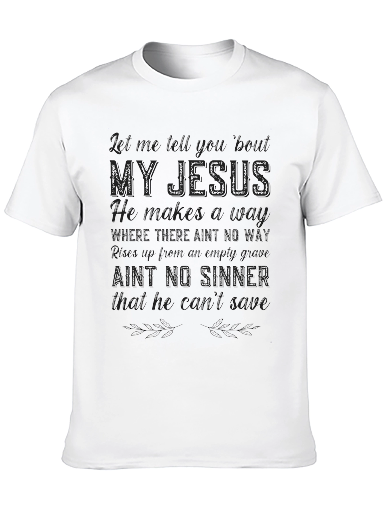 My Jesus Christian Graphic T-Shirt