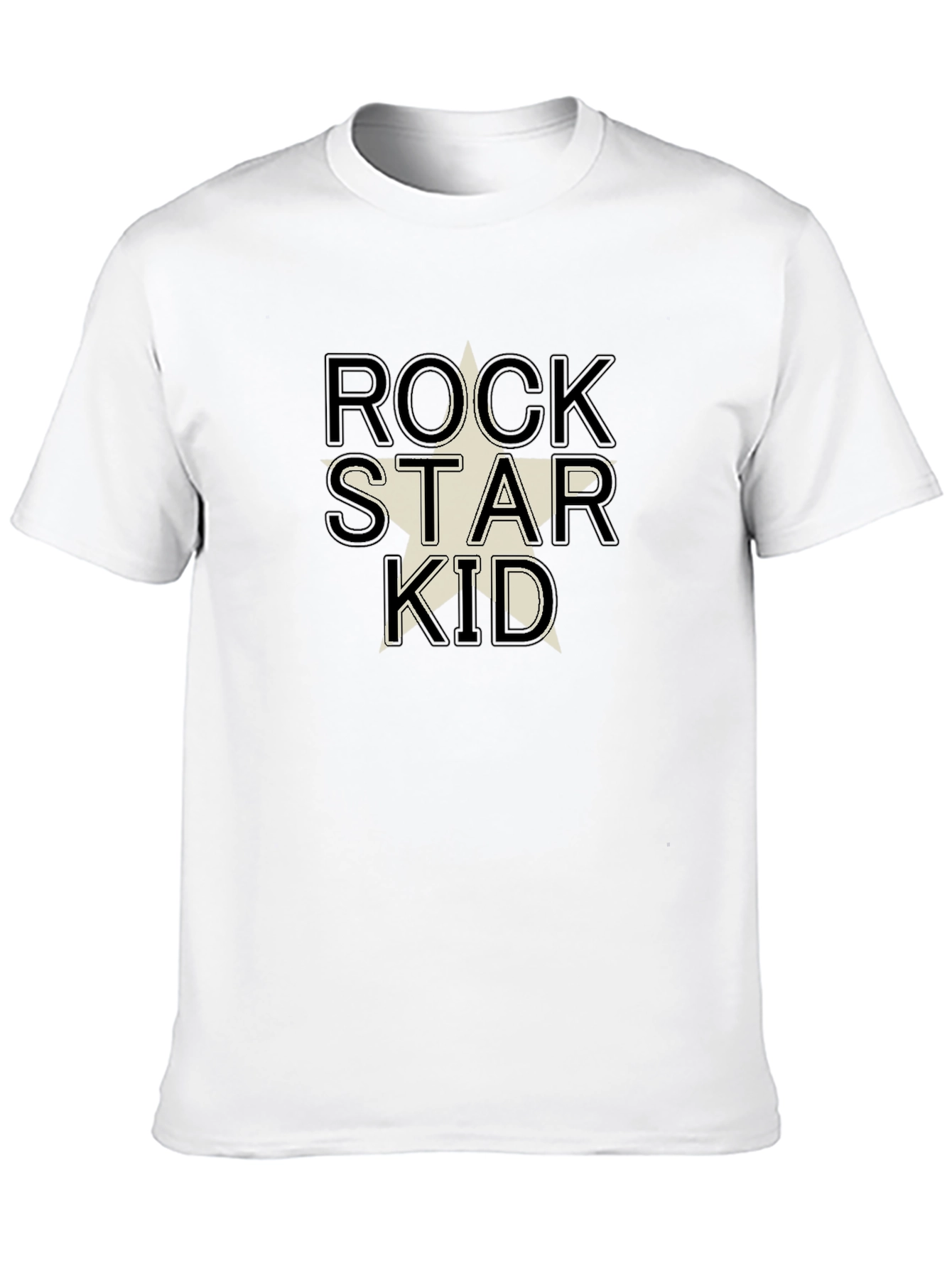 Rock Star Kid Graphic T-Shirt - Black