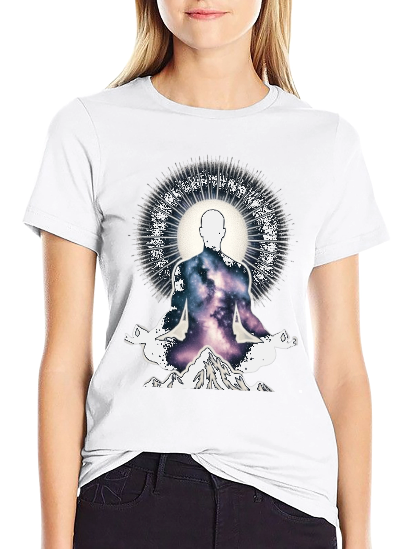 Cosmic Yogi Mens Graphic Tee