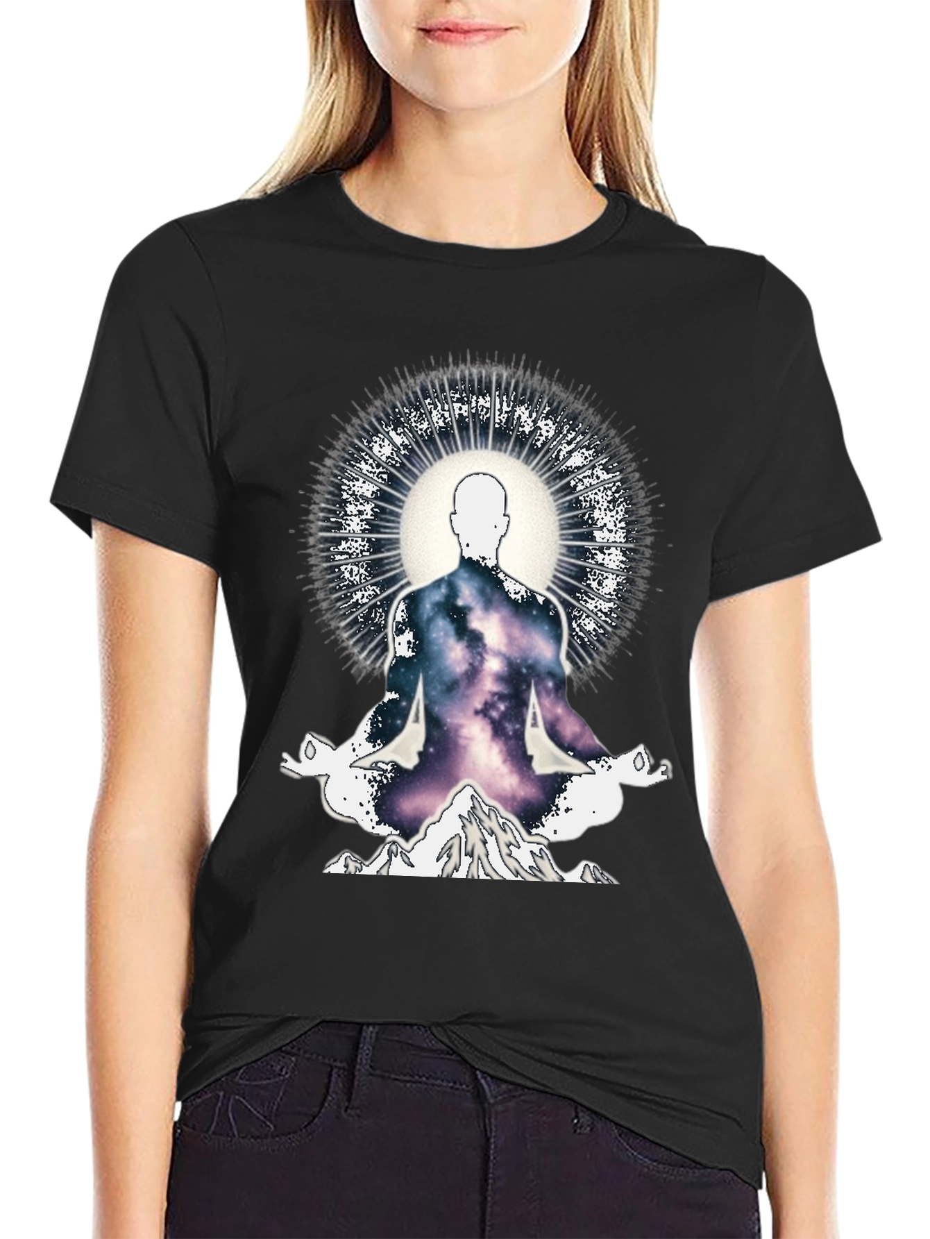 Cosmic Yogi Mens Graphic Tee