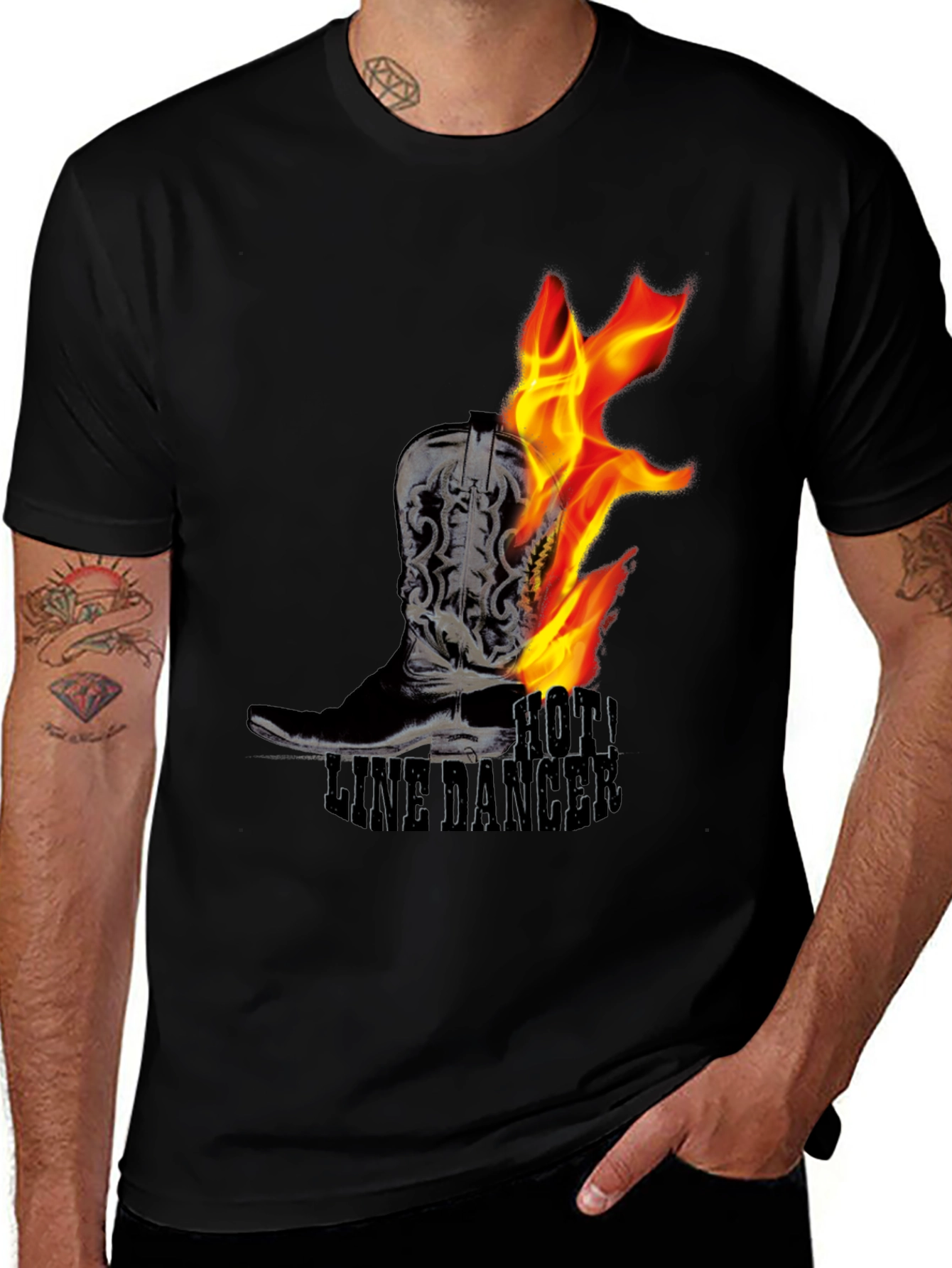 Hot Line Dancer Graphic Tee