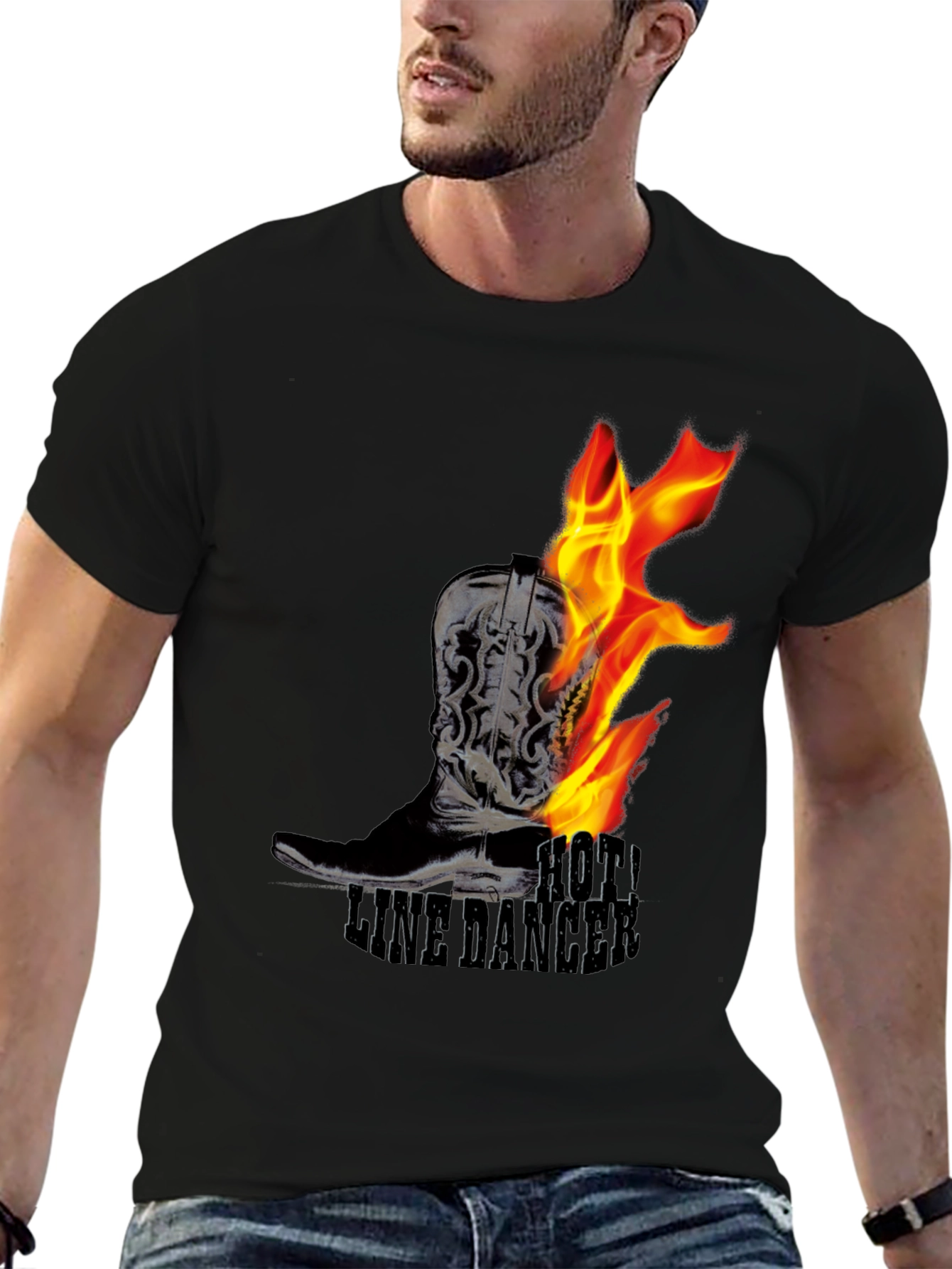 Hot Line Dancer Graphic Tee