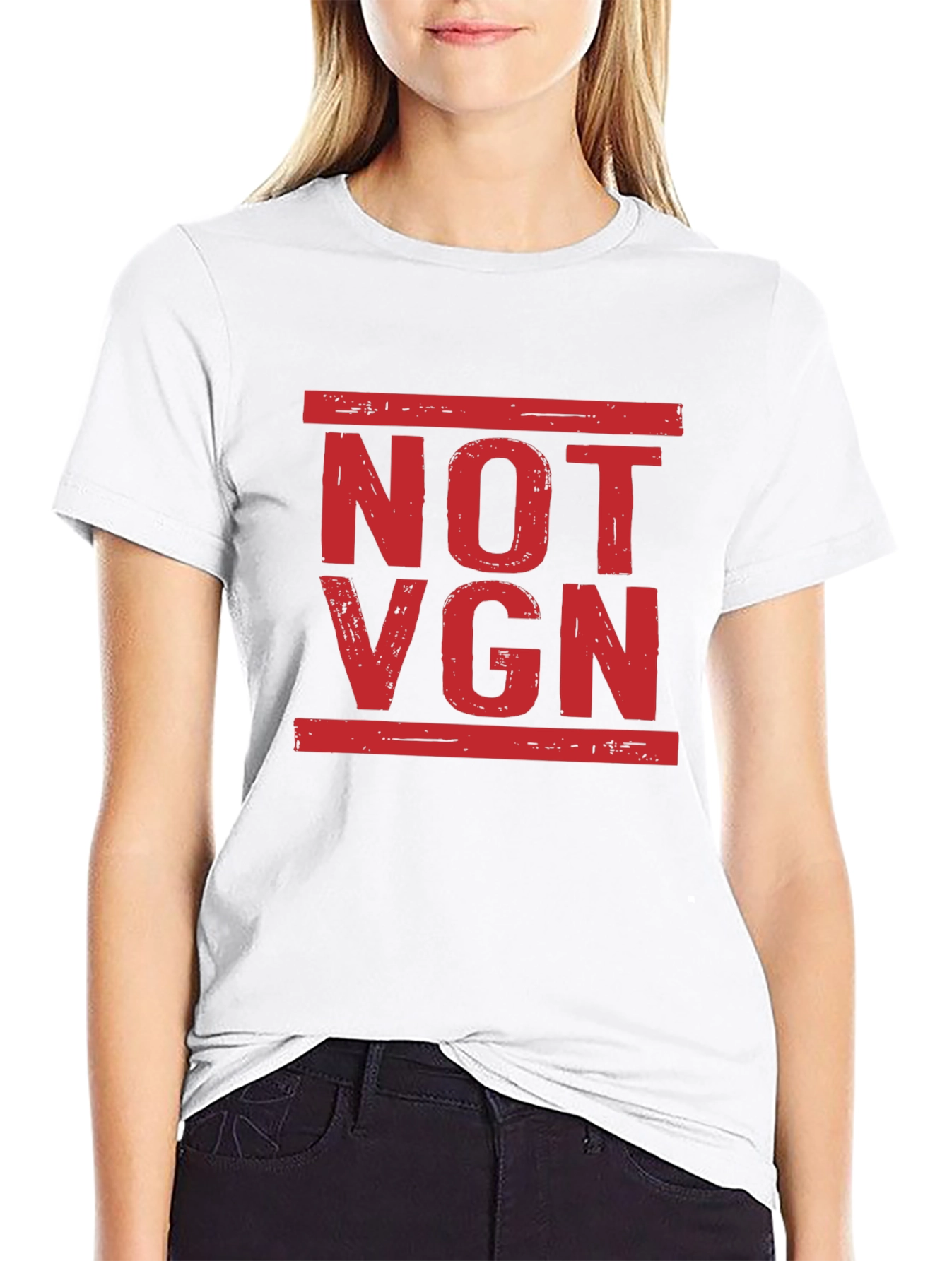 NOT VGN Statement T-Shirt - Black