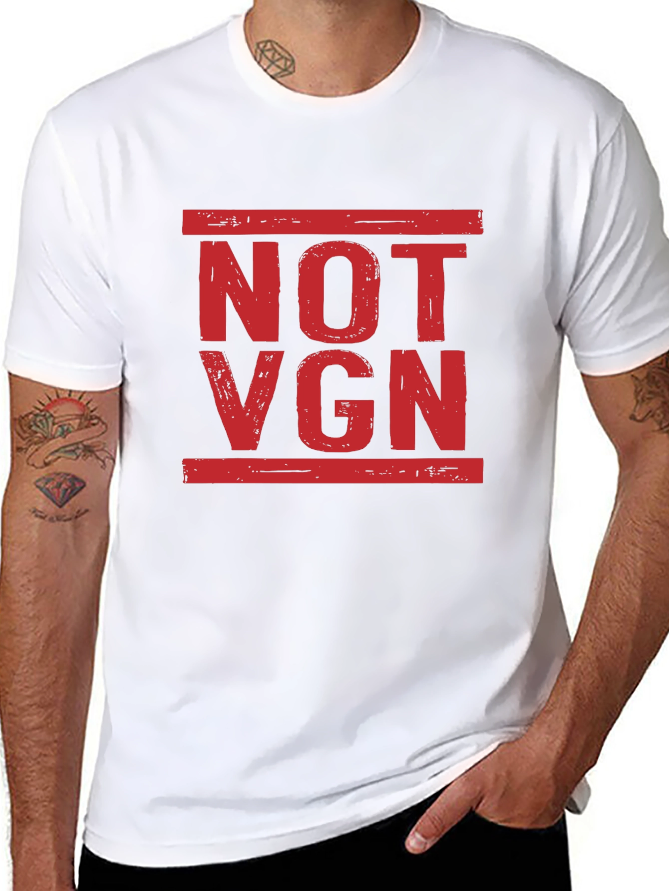 NOT VGN Statement T-Shirt - Black