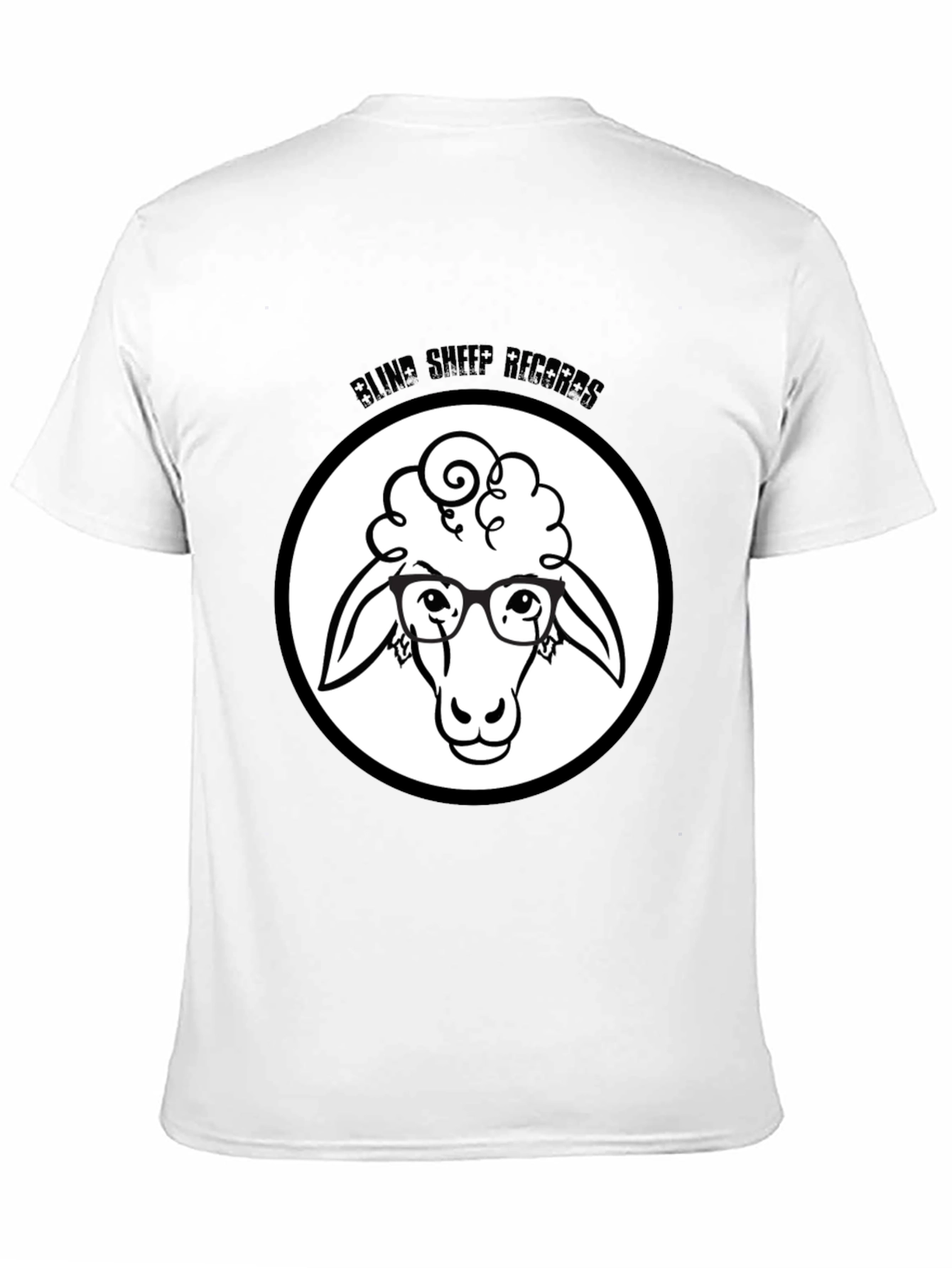 Blind Sheep Records Black Graphic T-Shirt