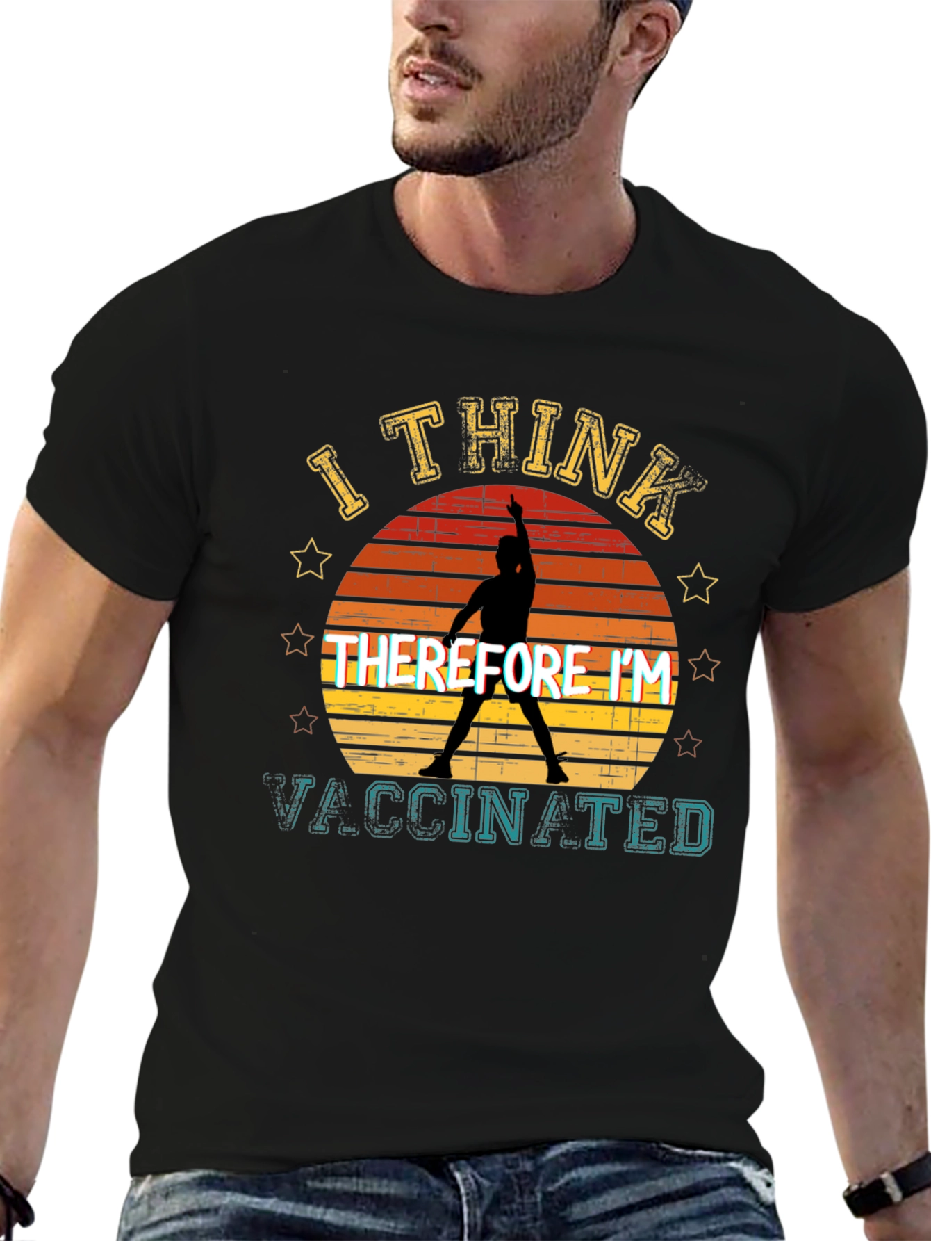 I Think Therefore Im Vaccinated T-Shirt