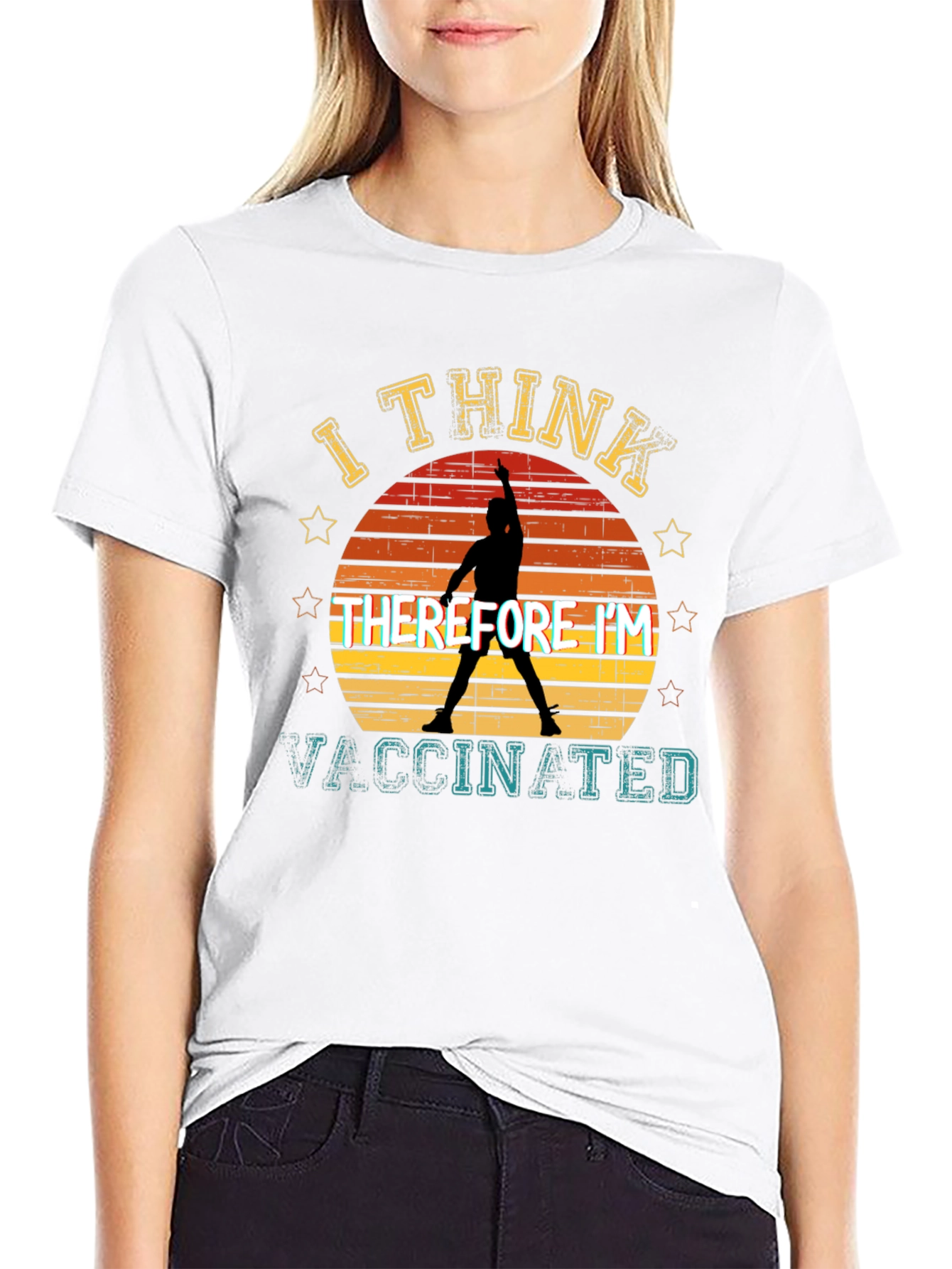 I Think Therefore Im Vaccinated T-Shirt
