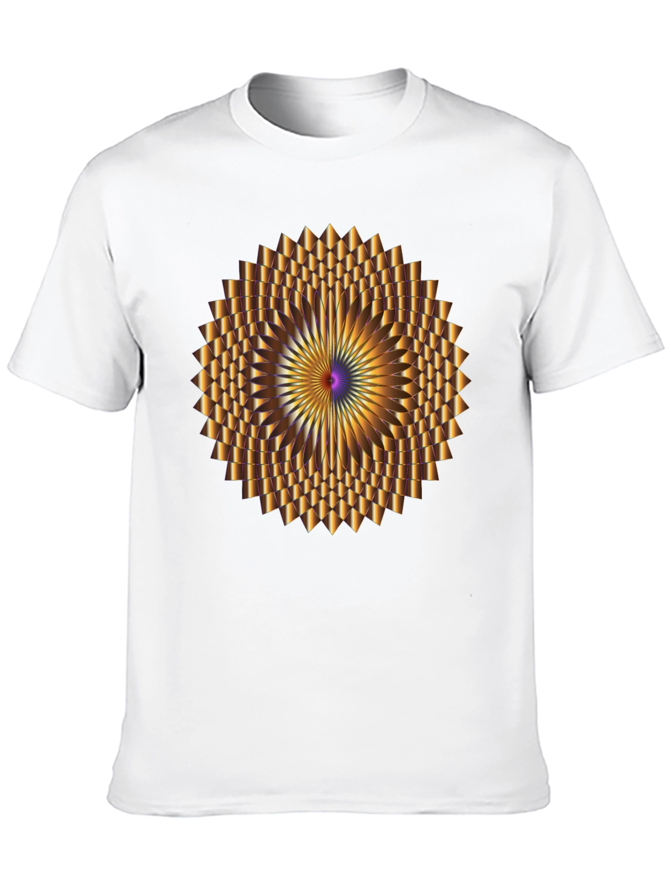 Optical Illusion Black Tee