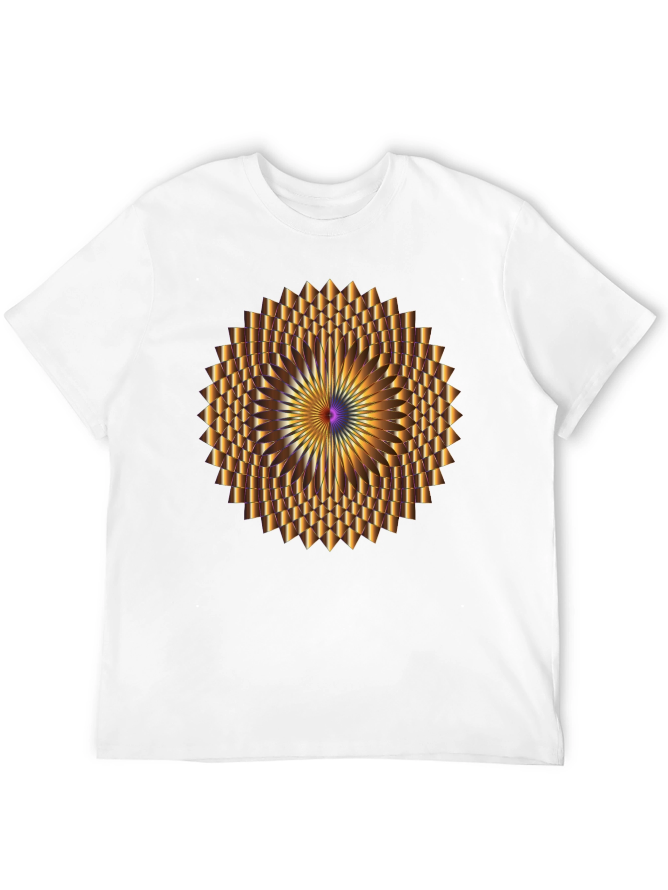 Optical Illusion Black Tee