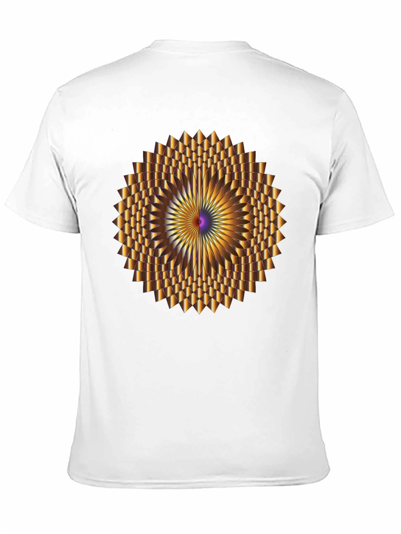 Optical Illusion Black Tee