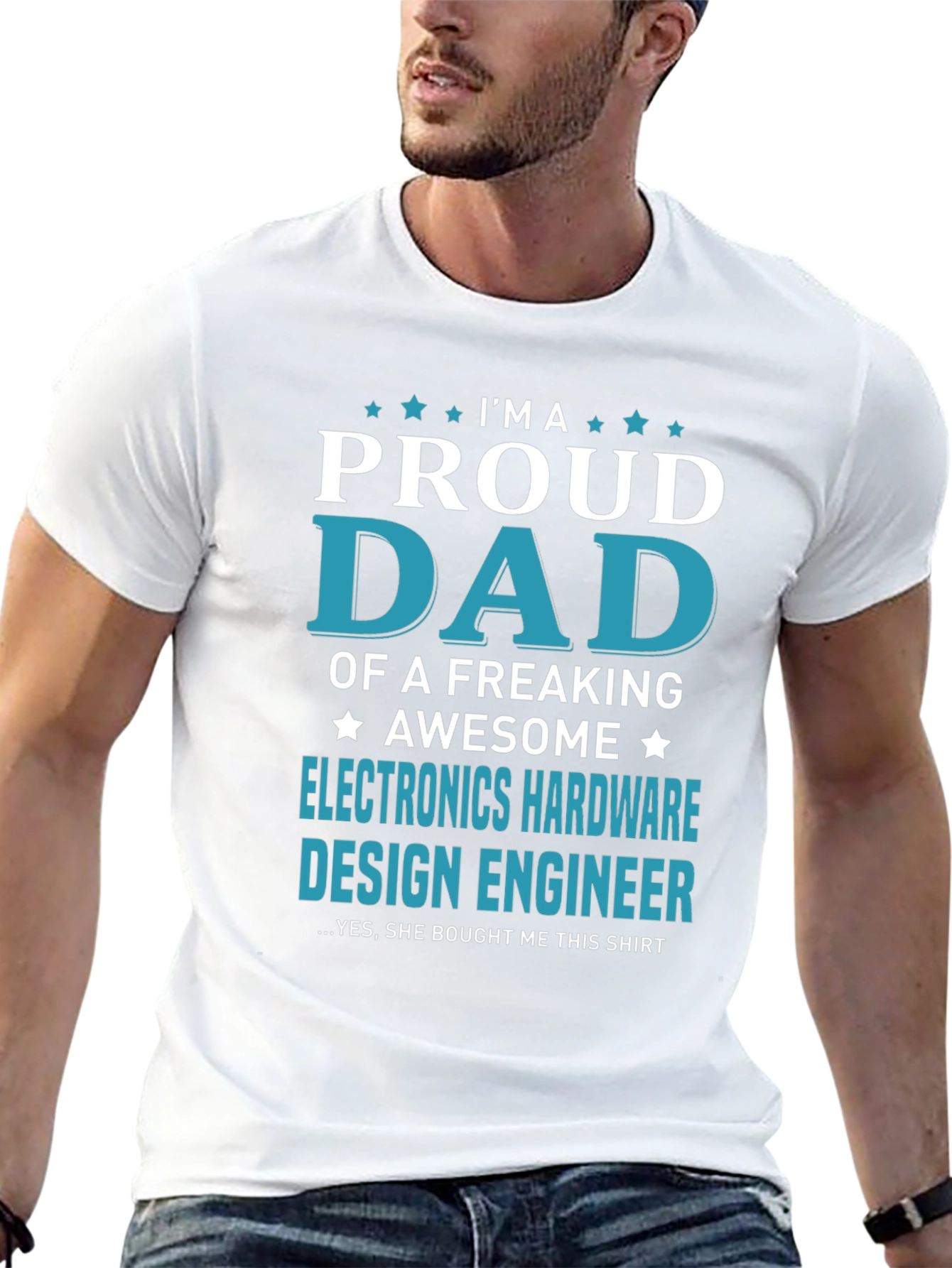 Proud Dad Electronics Hardware Design Engineer T-Shirt