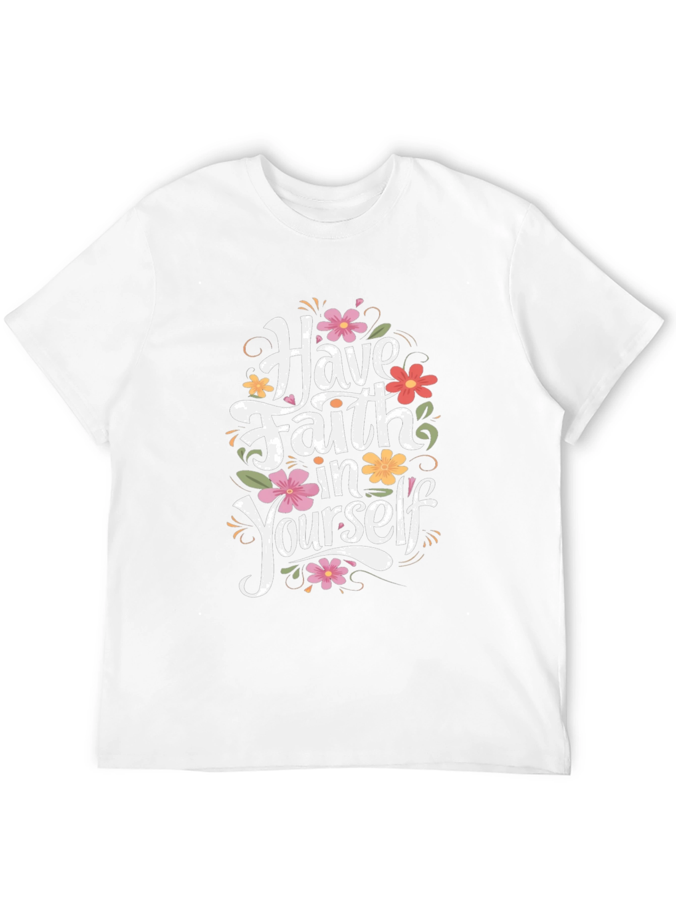 Faith in Yourself Graphic Tee - Black