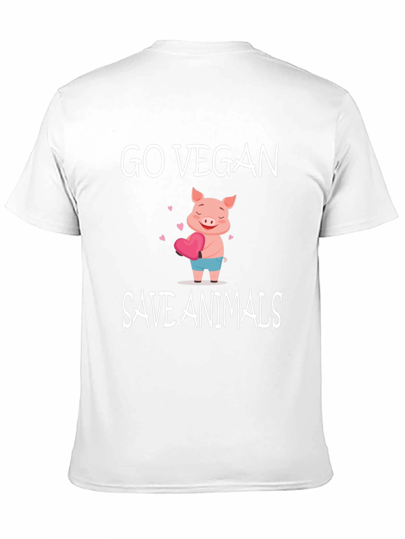 Go Vegan Save Animals Graphic Tee