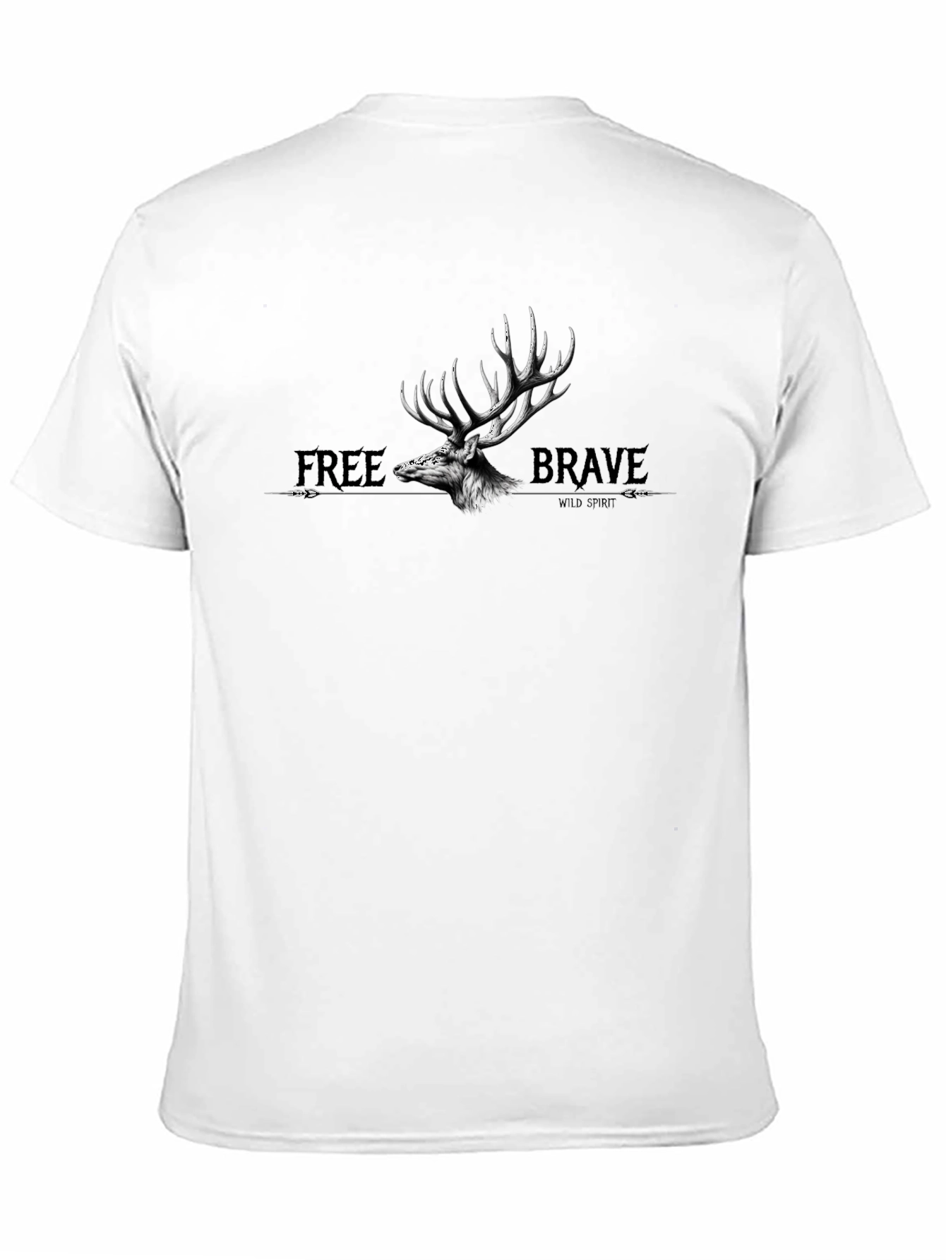 Free Brave Wild Spirit Graphic Tee