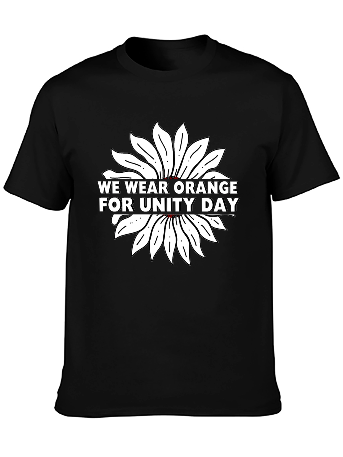 Unity Day T-Shirt - Wear Orange Sunflower Design