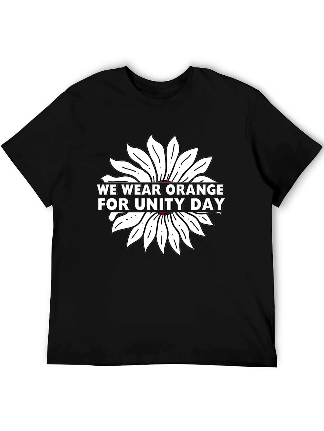 Unity Day T-Shirt - Wear Orange Sunflower Design