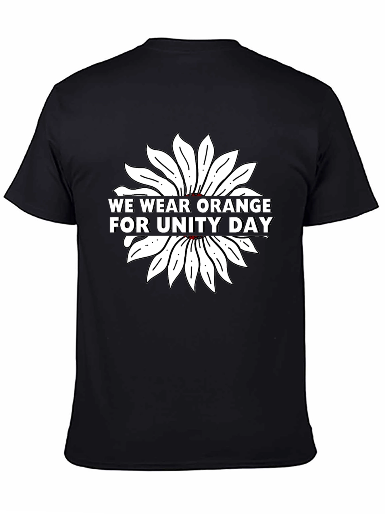 Unity Day T-Shirt - Wear Orange Sunflower Design