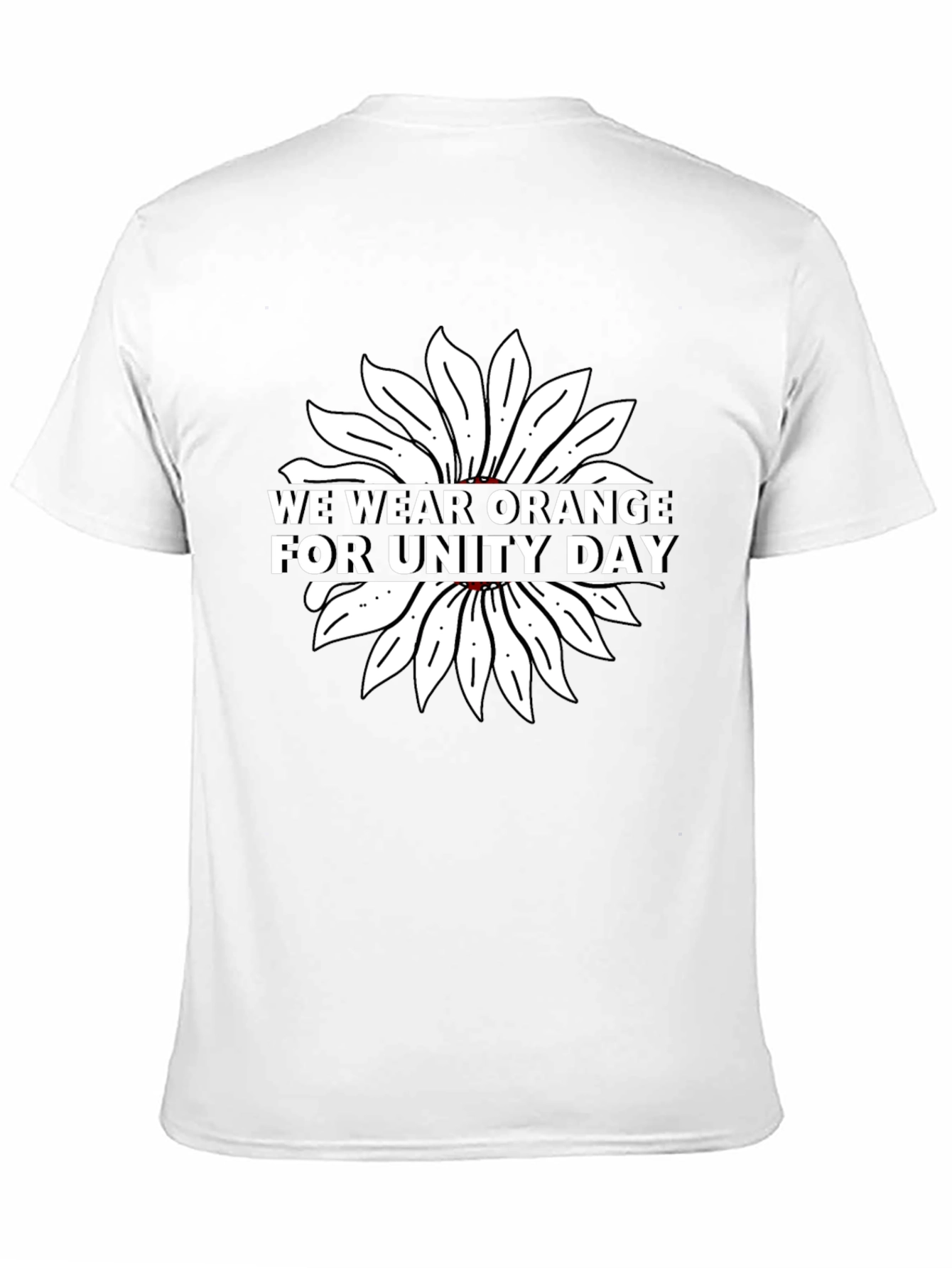 Unity Day T-Shirt - Wear Orange Sunflower Design