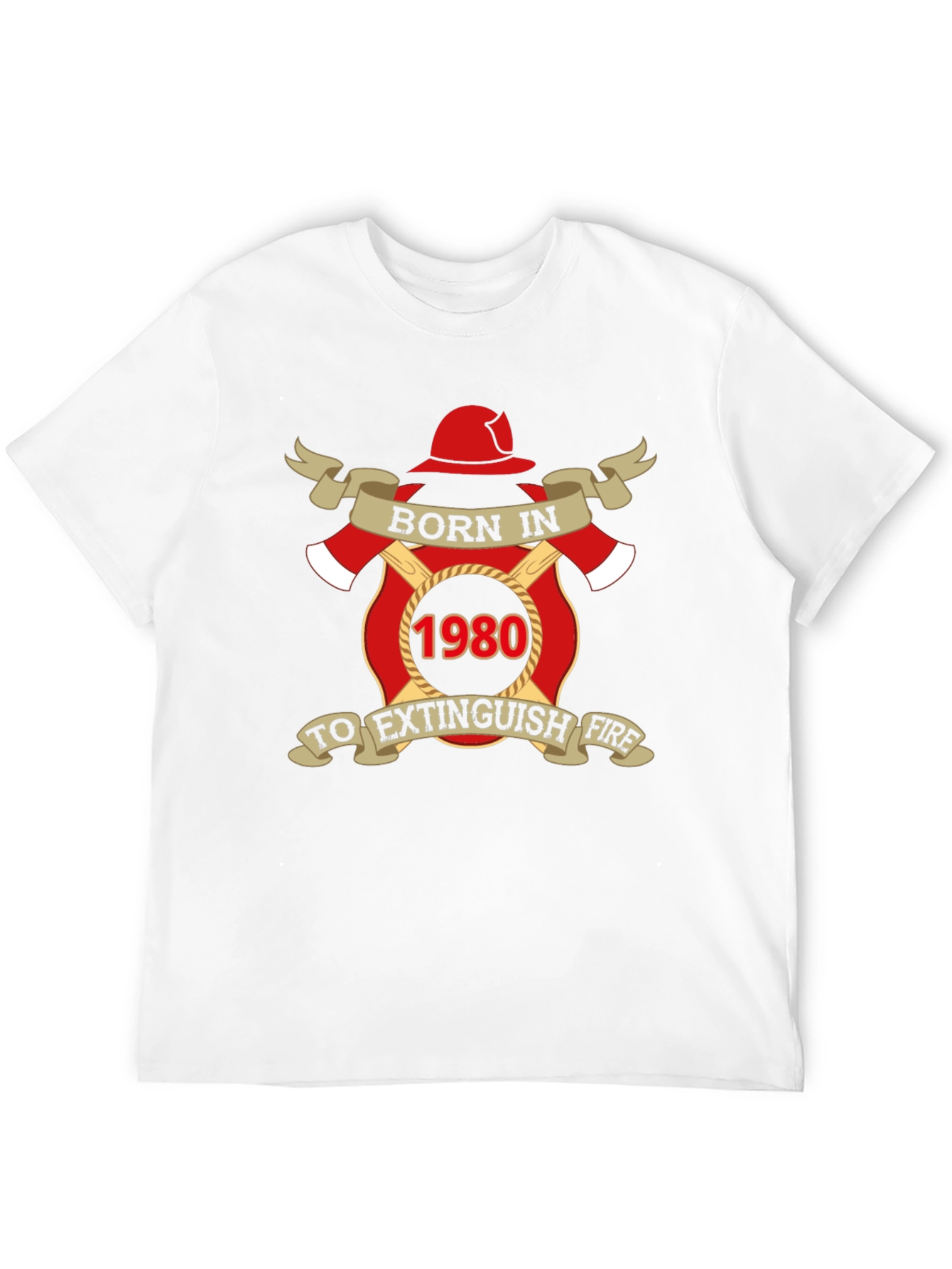 Born in 1980 Firefighter T-Shirt