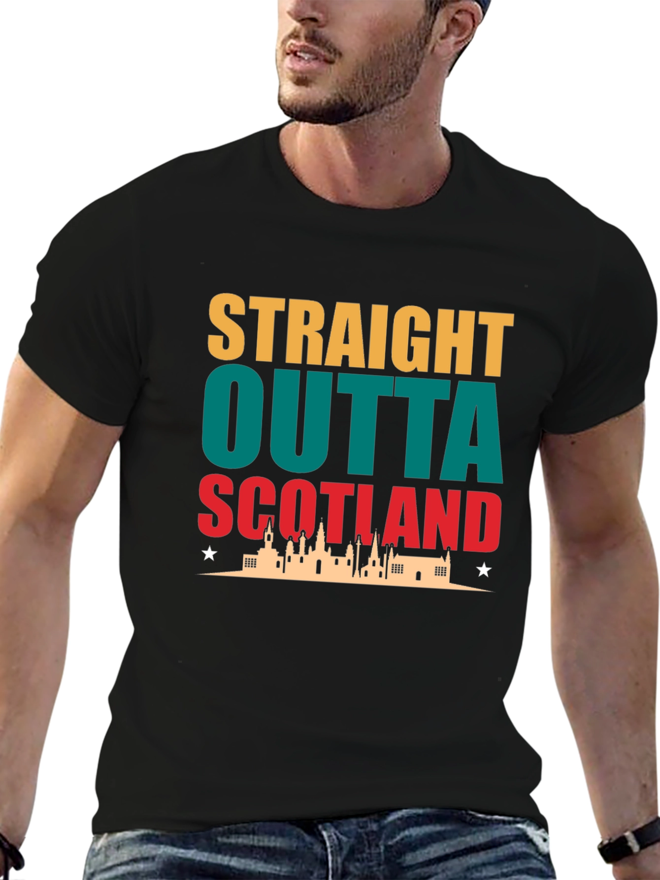 Straight Outta Scotland Graphic T-Shirt