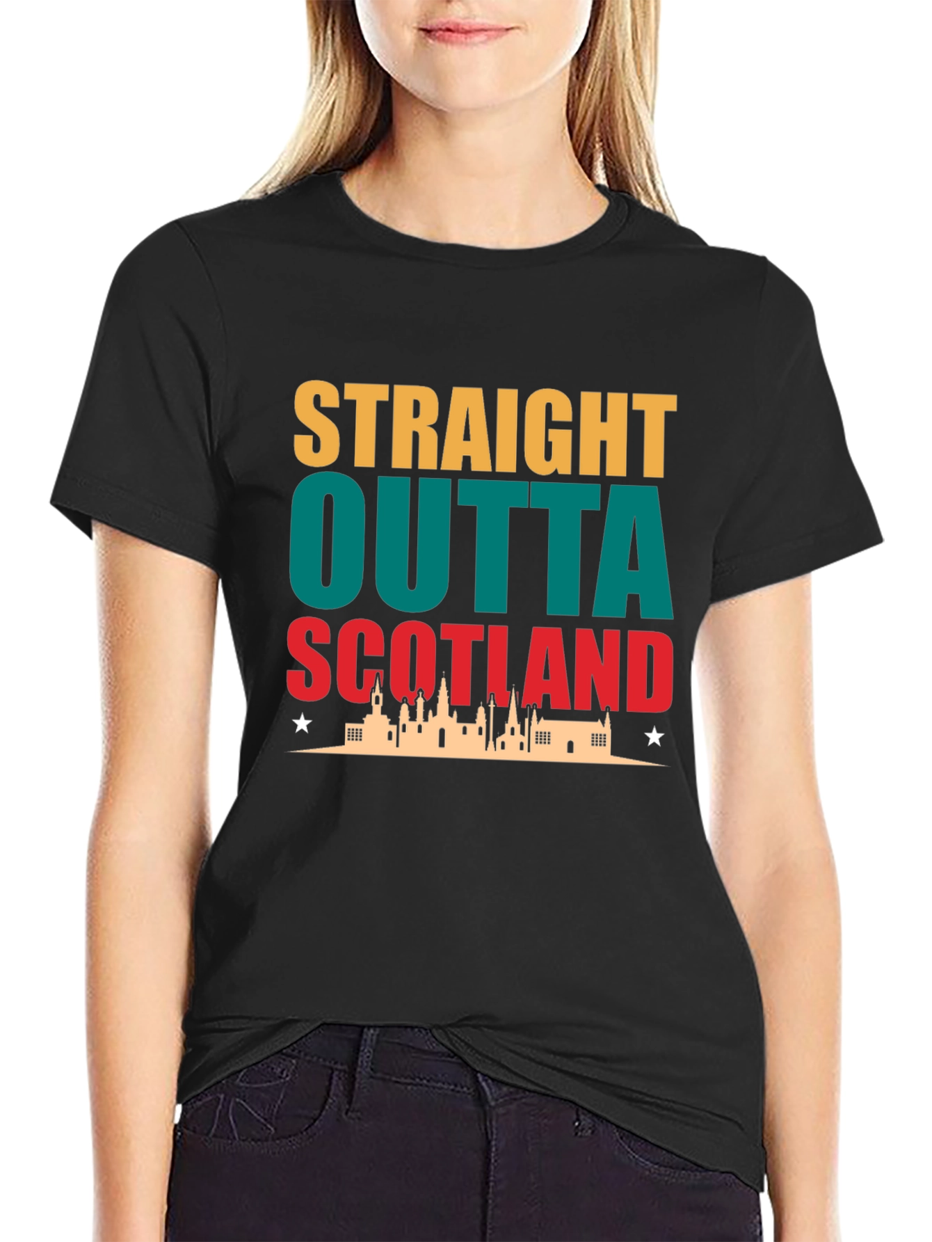 Straight Outta Scotland Graphic T-Shirt
