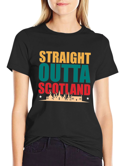 Straight Outta Scotland Graphic T-Shirt