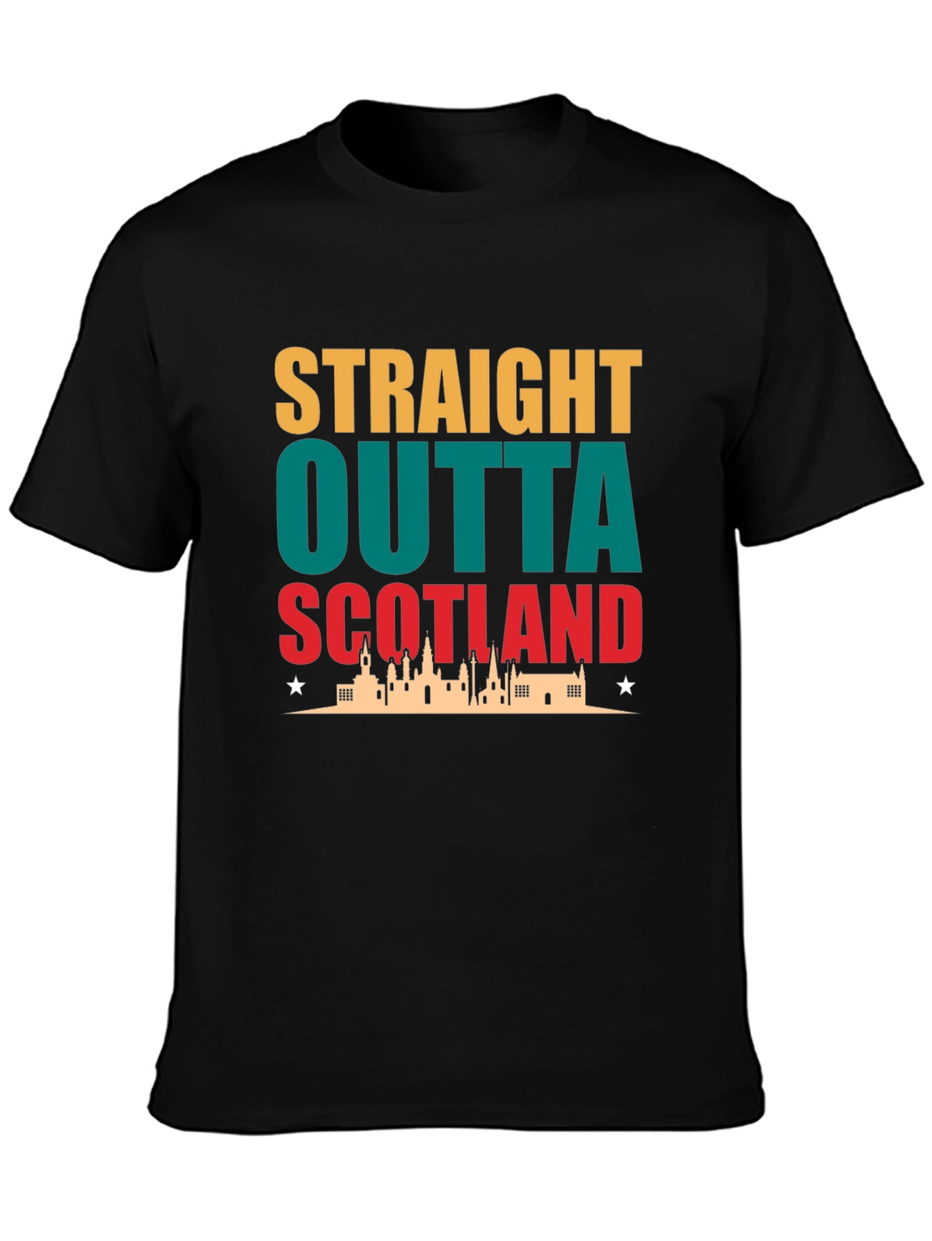 Straight Outta Scotland Graphic T-Shirt