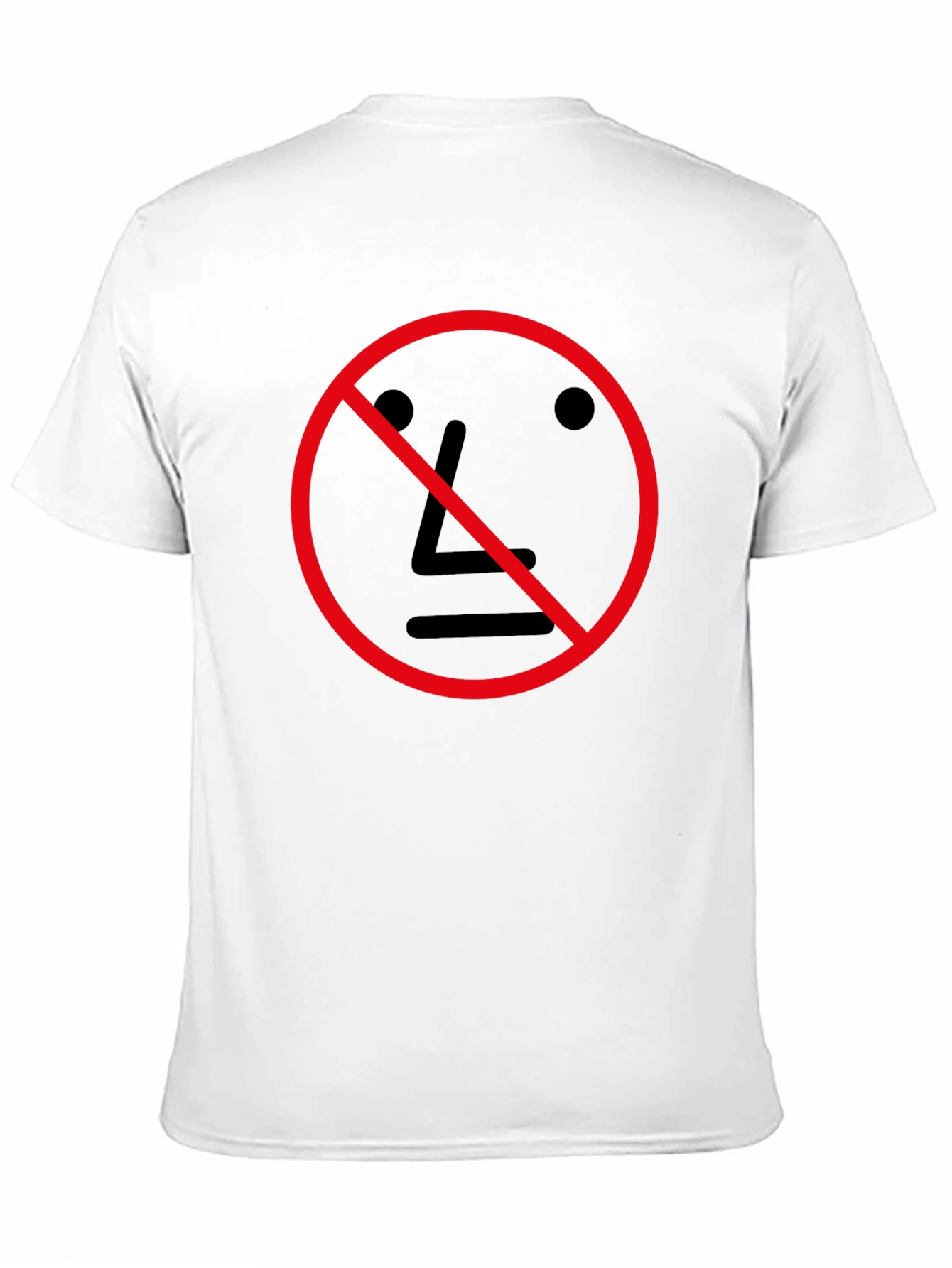 Anti NPC Meme T-Shirt - Black Crew Neck