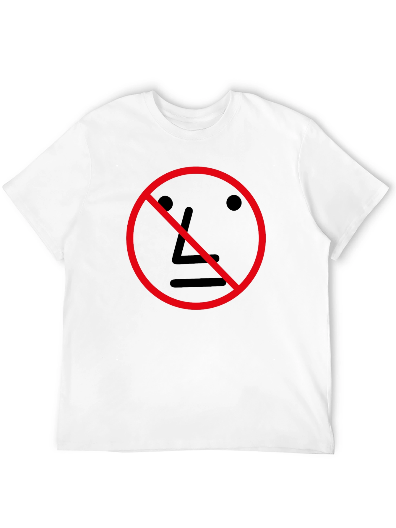 Anti NPC Meme T-Shirt - Black Crew Neck