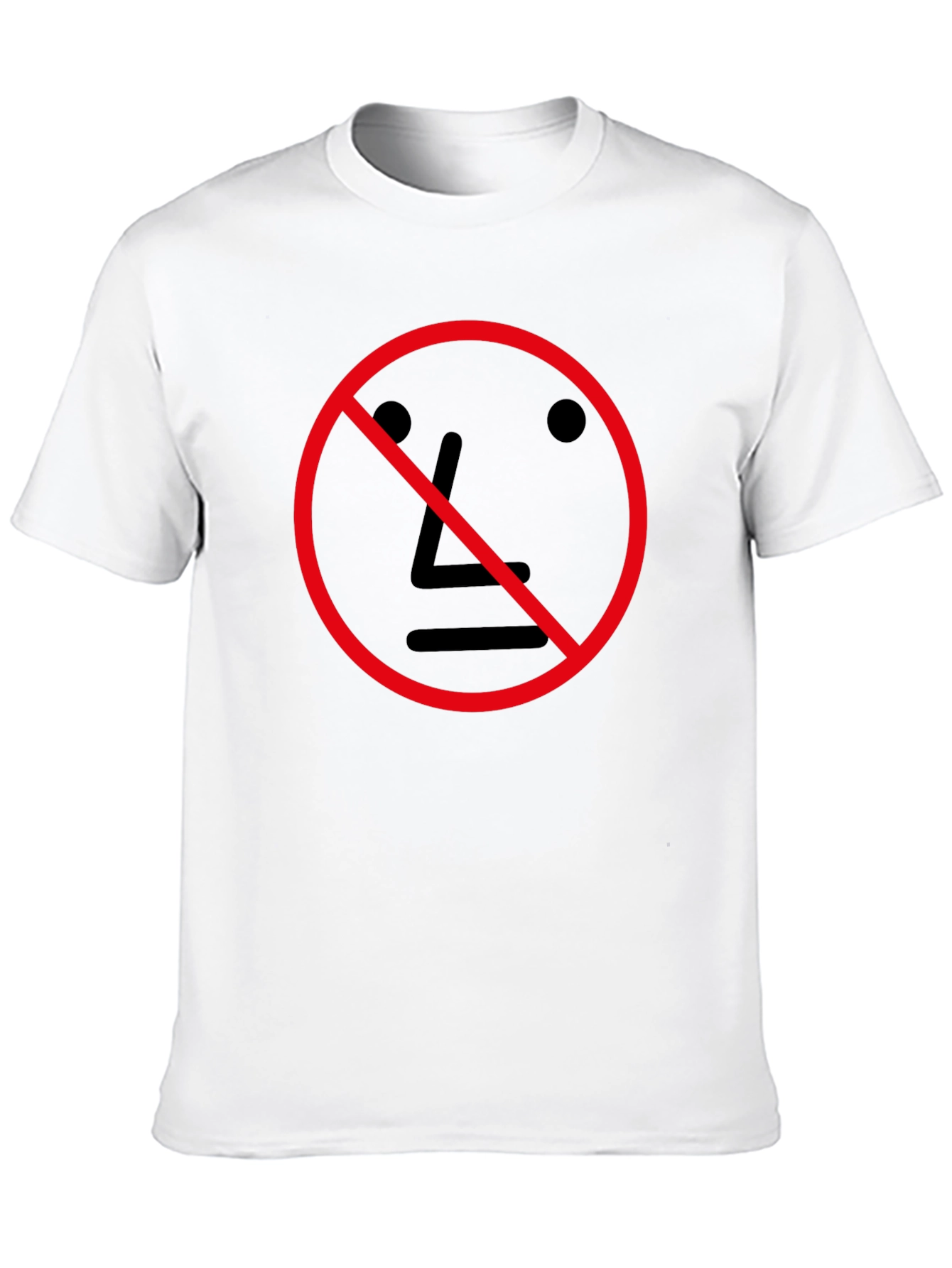 Anti NPC Meme T-Shirt - Black Crew Neck