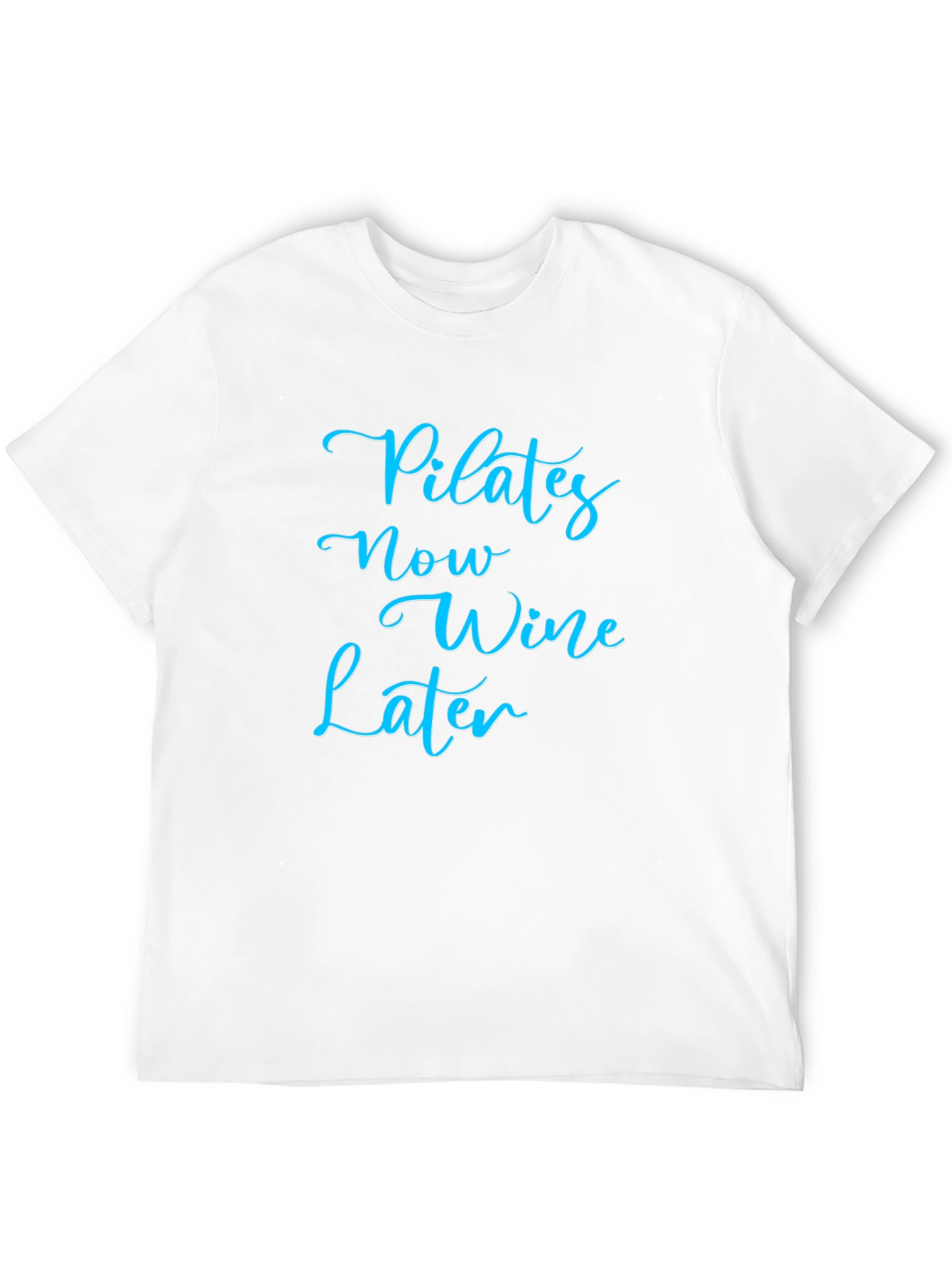 Pilates Now Wine Later Graphic T-Shirt