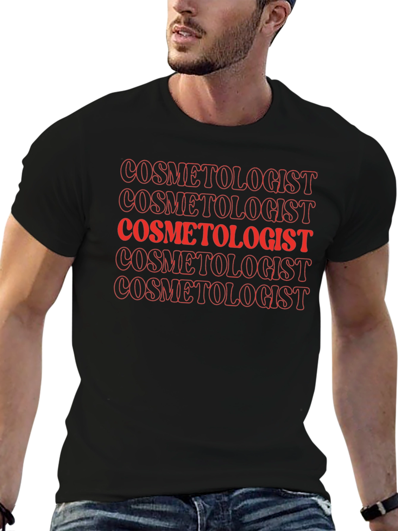 Cosmetologist Retro Graphic T-Shirt
