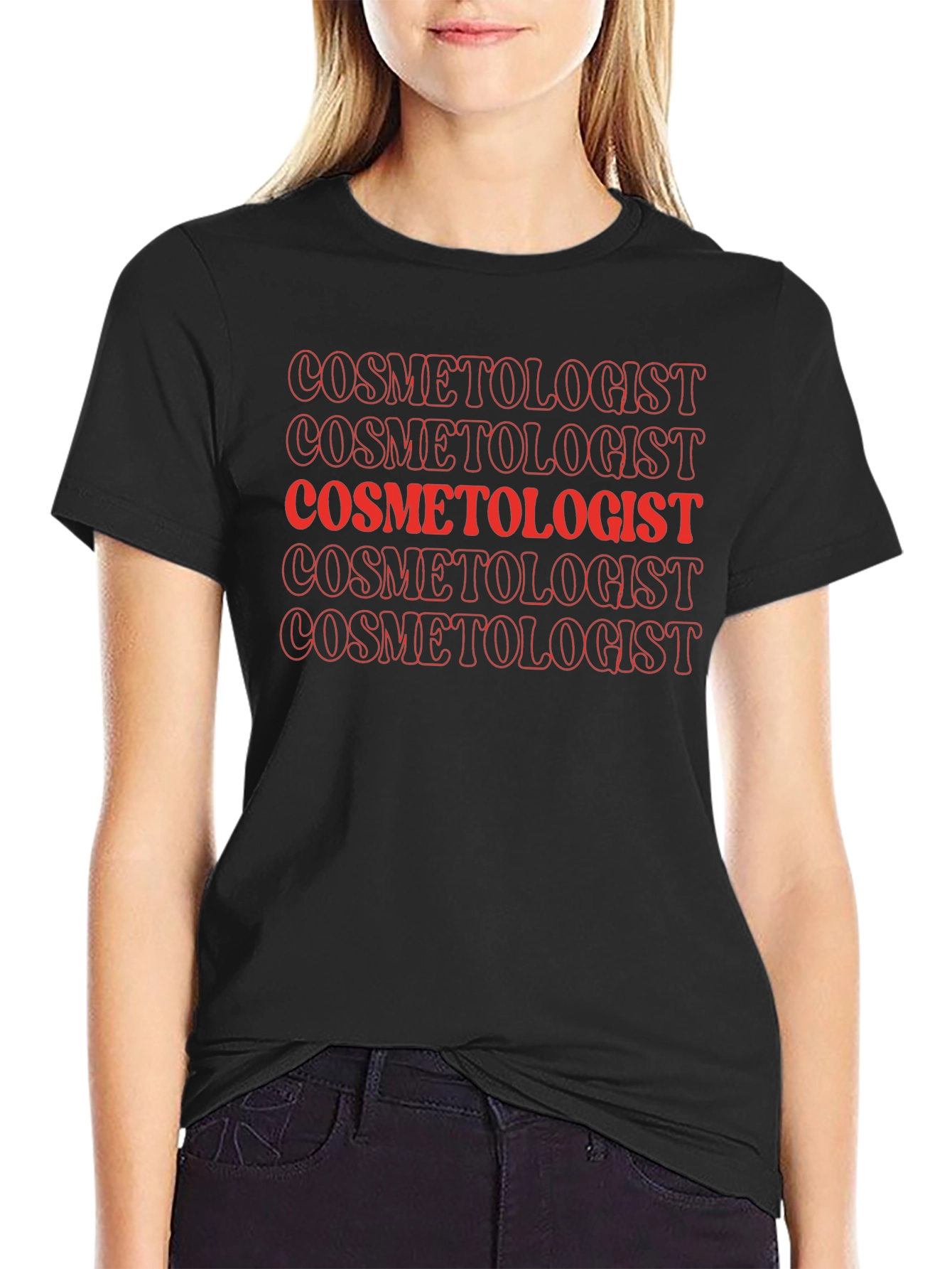 Cosmetologist Retro Graphic T-Shirt