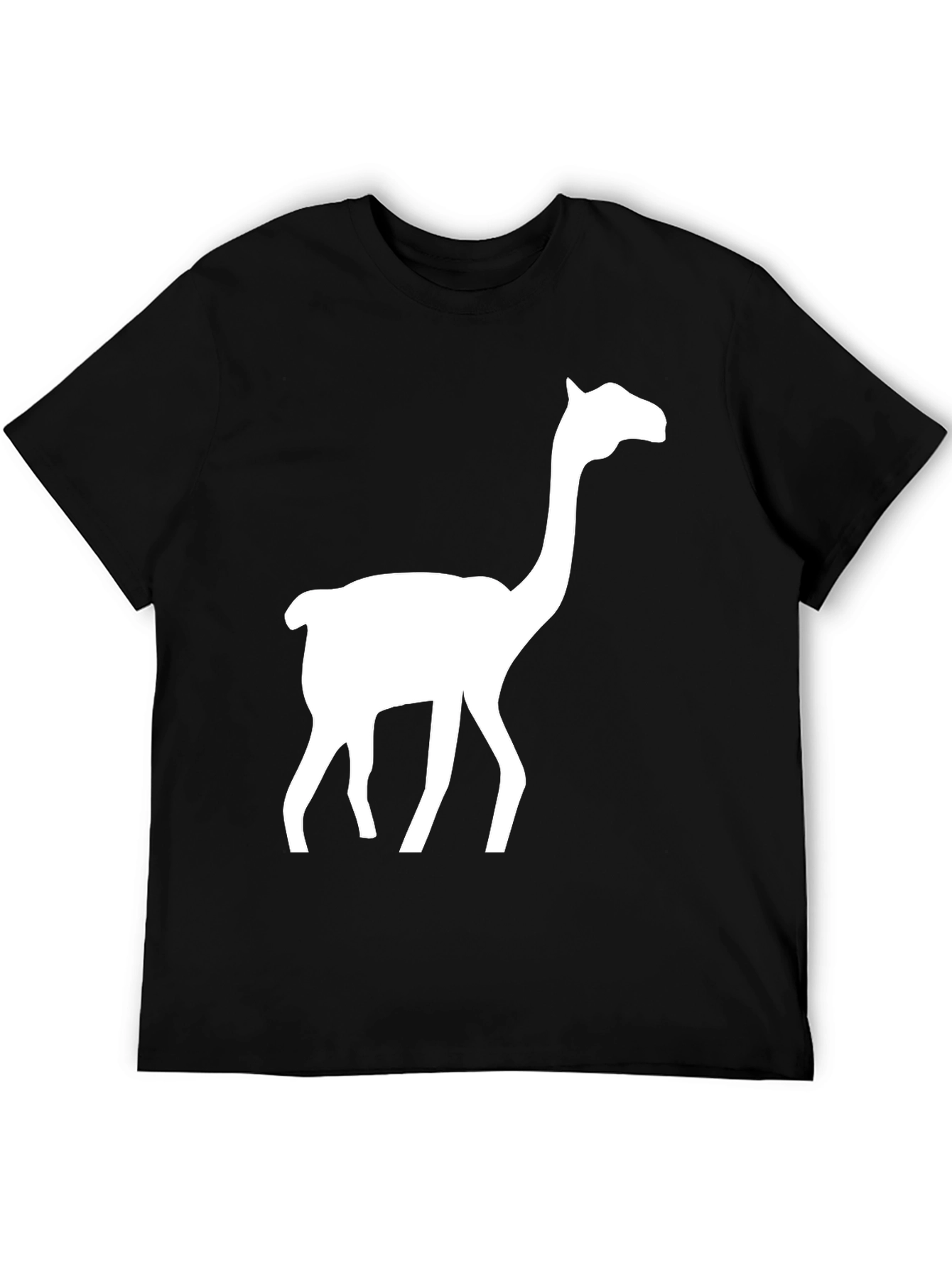 Llama Graphic Tee - Mens Black T-Shirt
