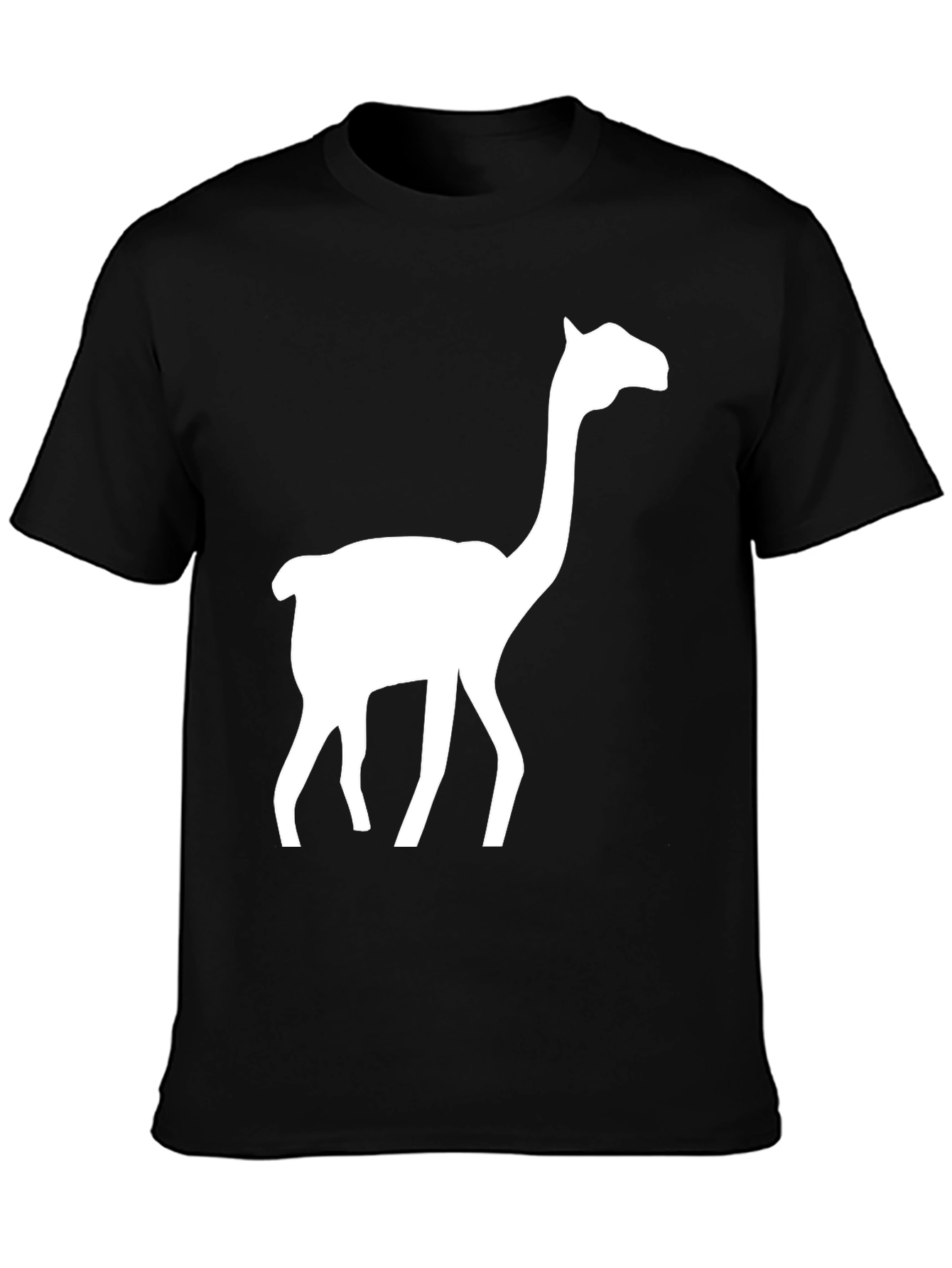 Llama Graphic Tee - Mens Black T-Shirt
