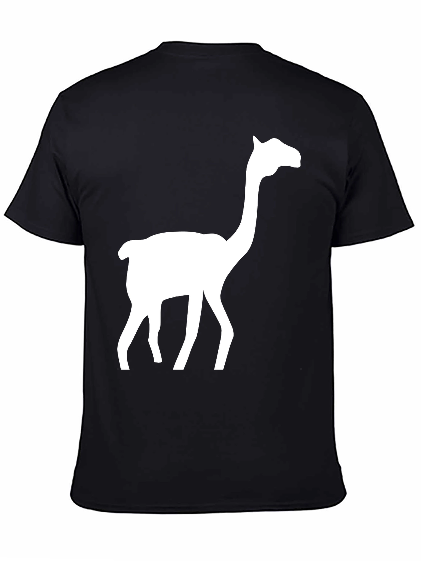 Llama Graphic Tee - Mens Black T-Shirt