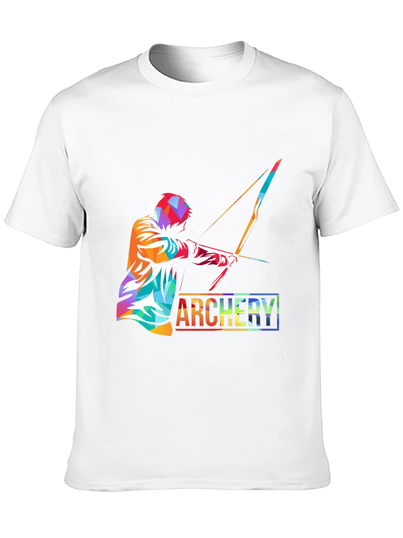 Archery Print Black T-Shirt - Unique Design