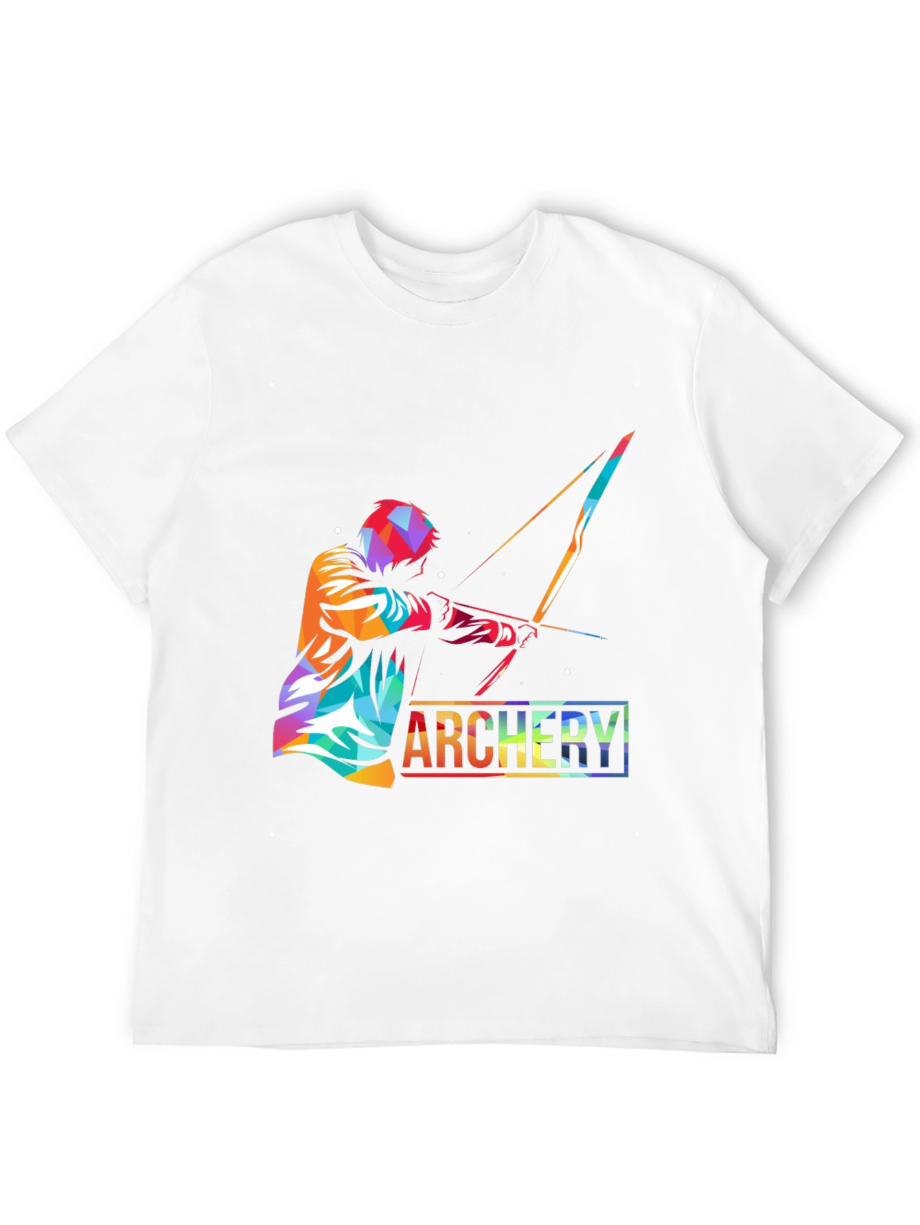 Archery Print Black T-Shirt - Unique Design