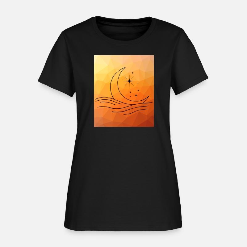 Magic Moon on Waves On Orange Isometry