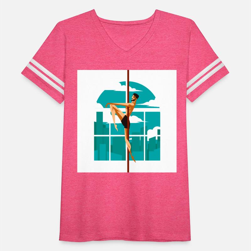 male pole dancer performance