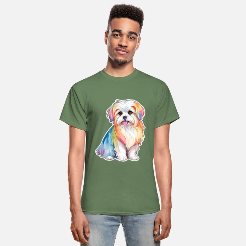 Maltese Dog Watercolor