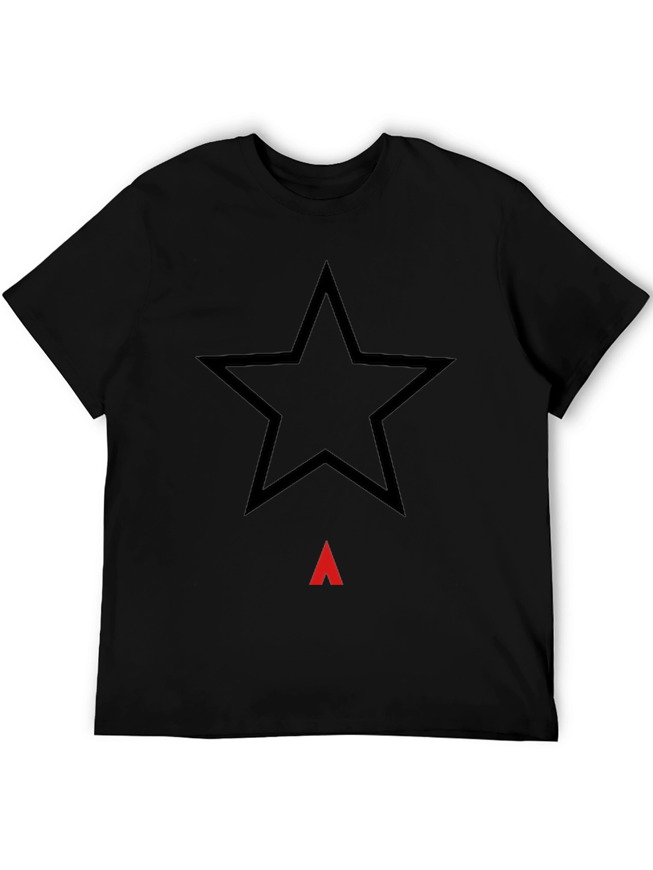 Star Arrow Graphic Black T-Shirt